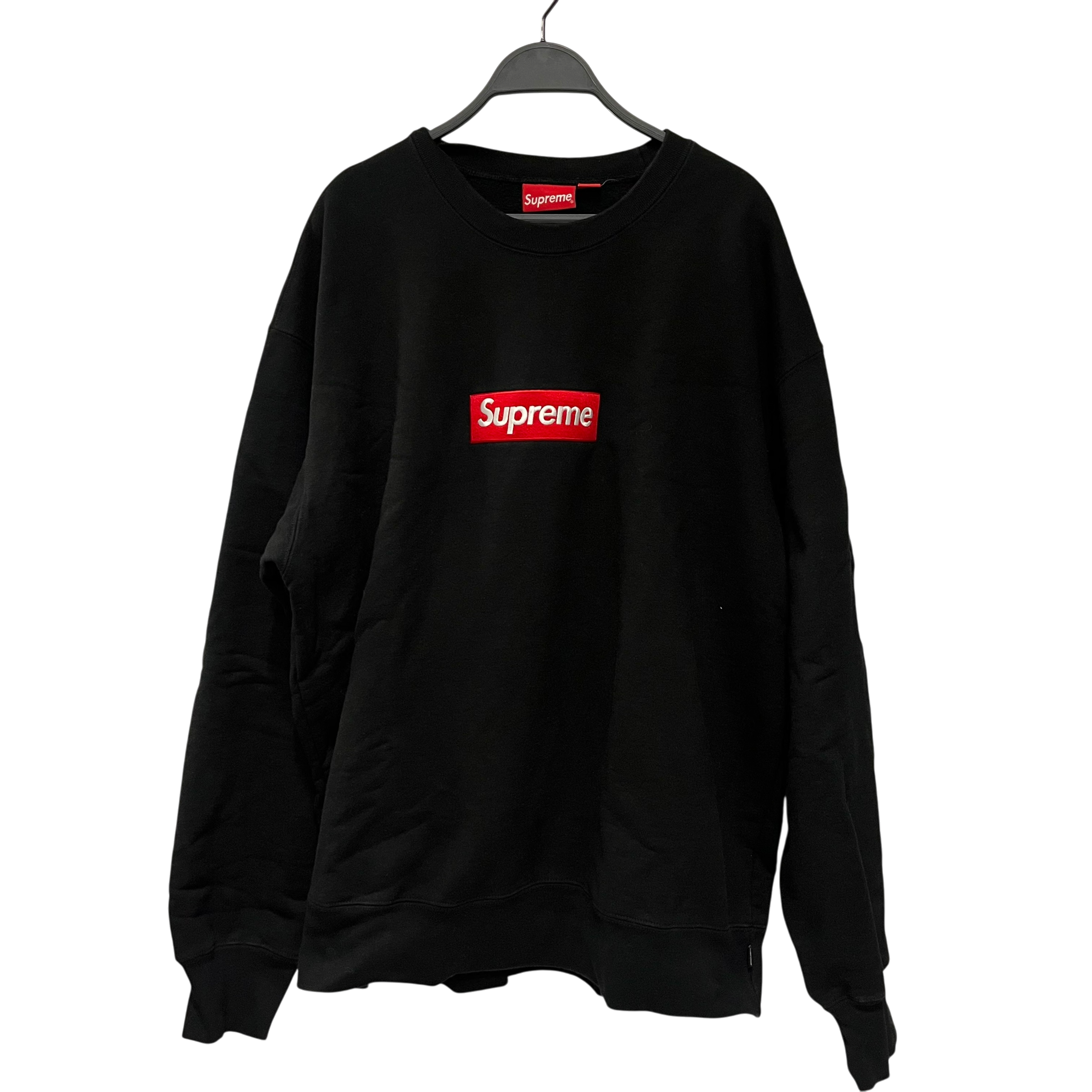 Supreme/Sweatshirt/XL/Cotton/BLK/red box logo view 1