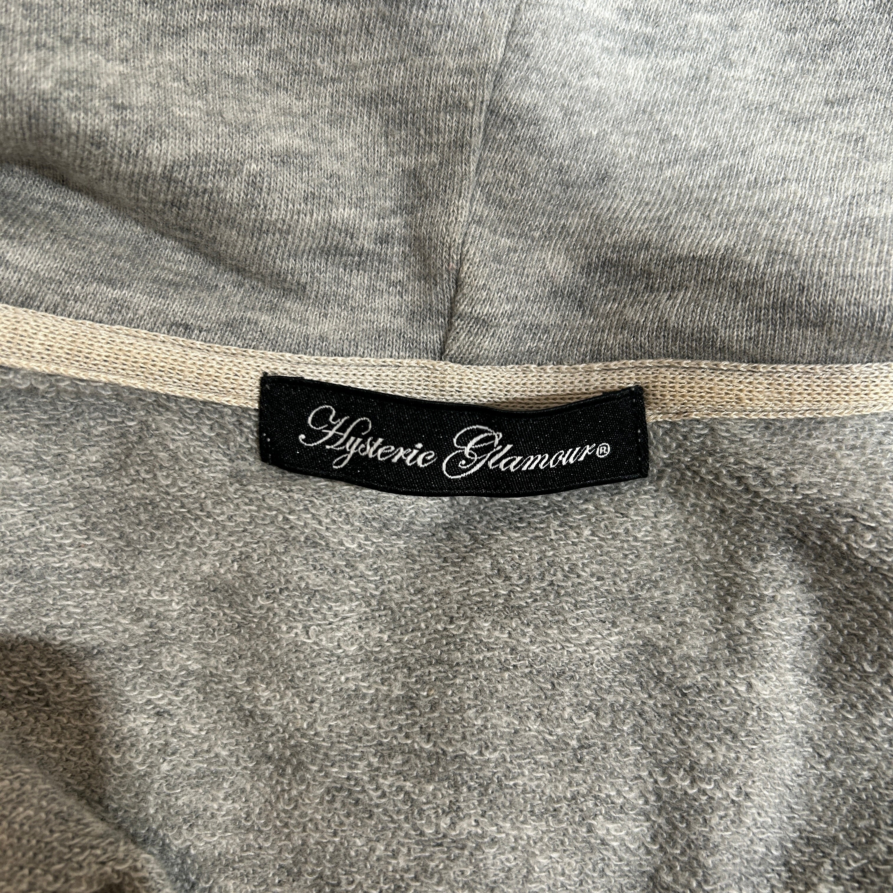 HYSTERIC GLAMOUR/Hoodie/Cotton/GRY/studded hysteric glamour hoodi view 3
