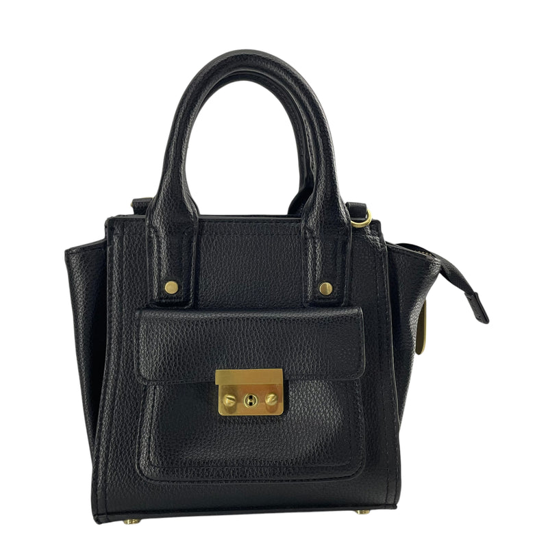 3.1 phillip lim/Bag/Leather/BLK/GOLD ZIPPERS