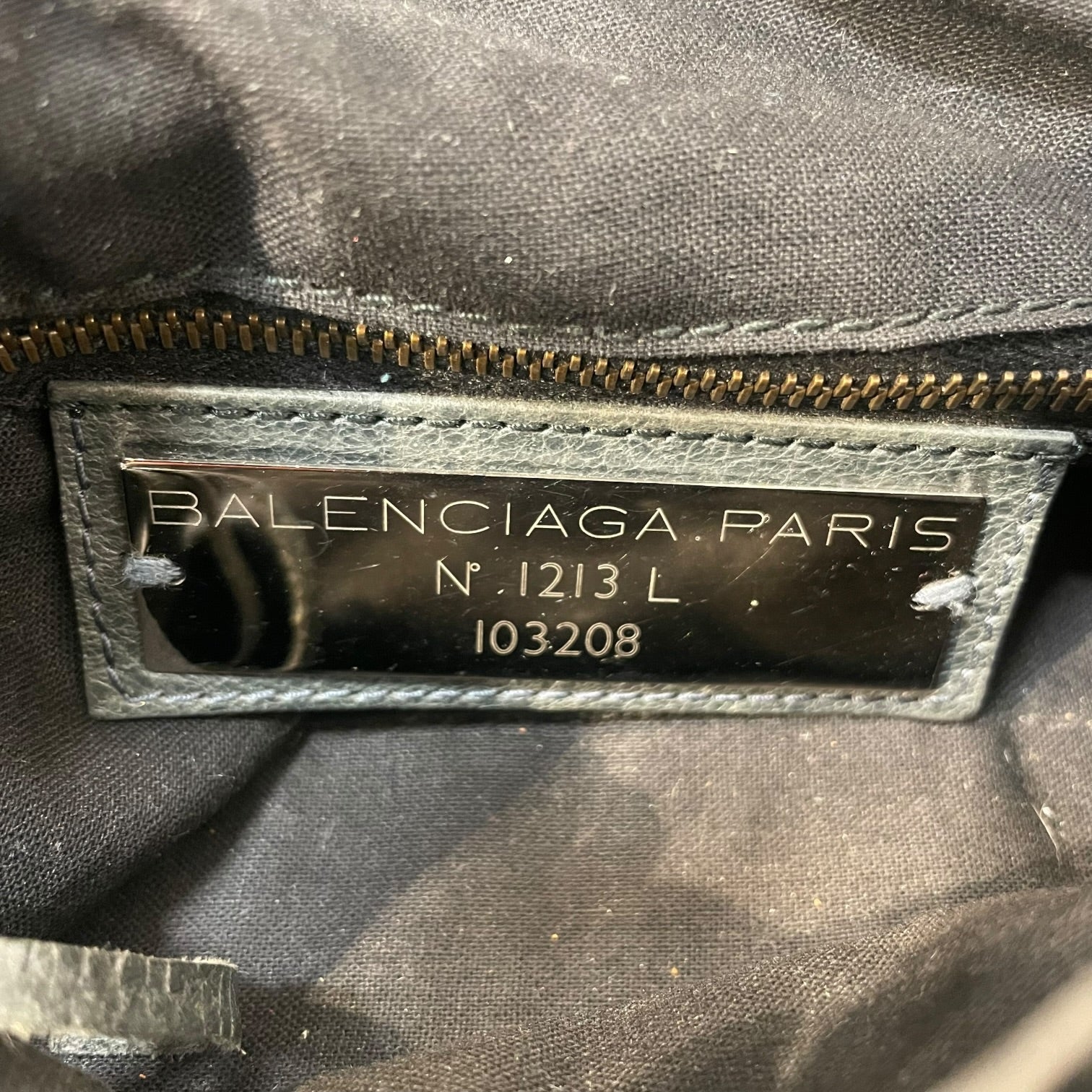 BALENCIAGA/Cross Body Bag/Lambskin/GRY/motorcross classic city view 5