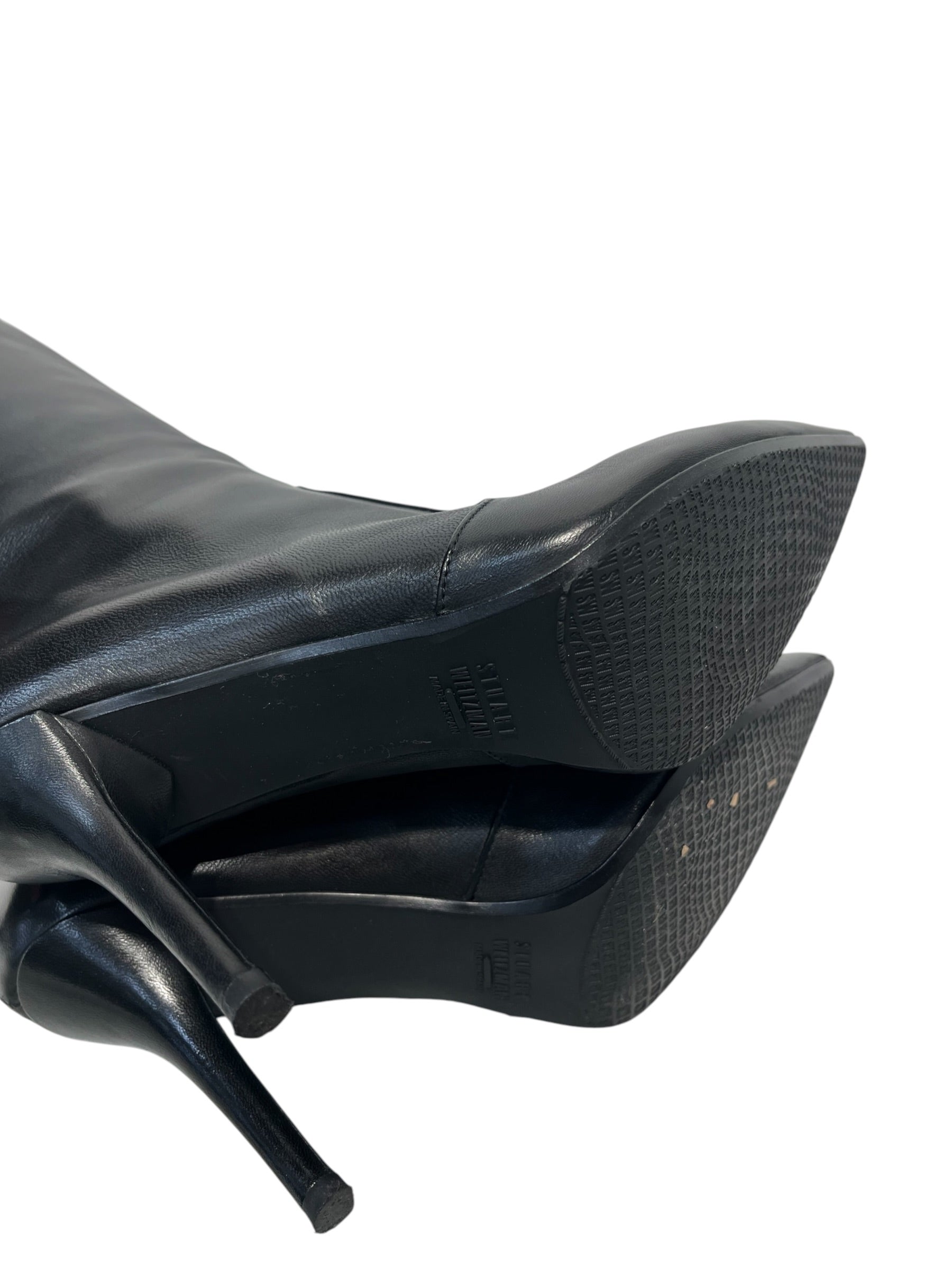 STUART WEITZMAN/Long Boots/US 9/Leather/BLK/Skinny heel boot view 4