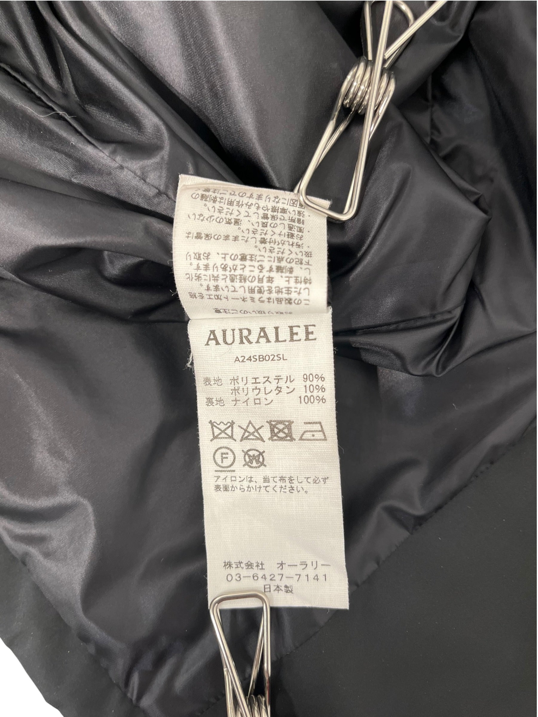 AURALEE/Windbreaker/5/Nylon/BLK/A24SB025L view 5