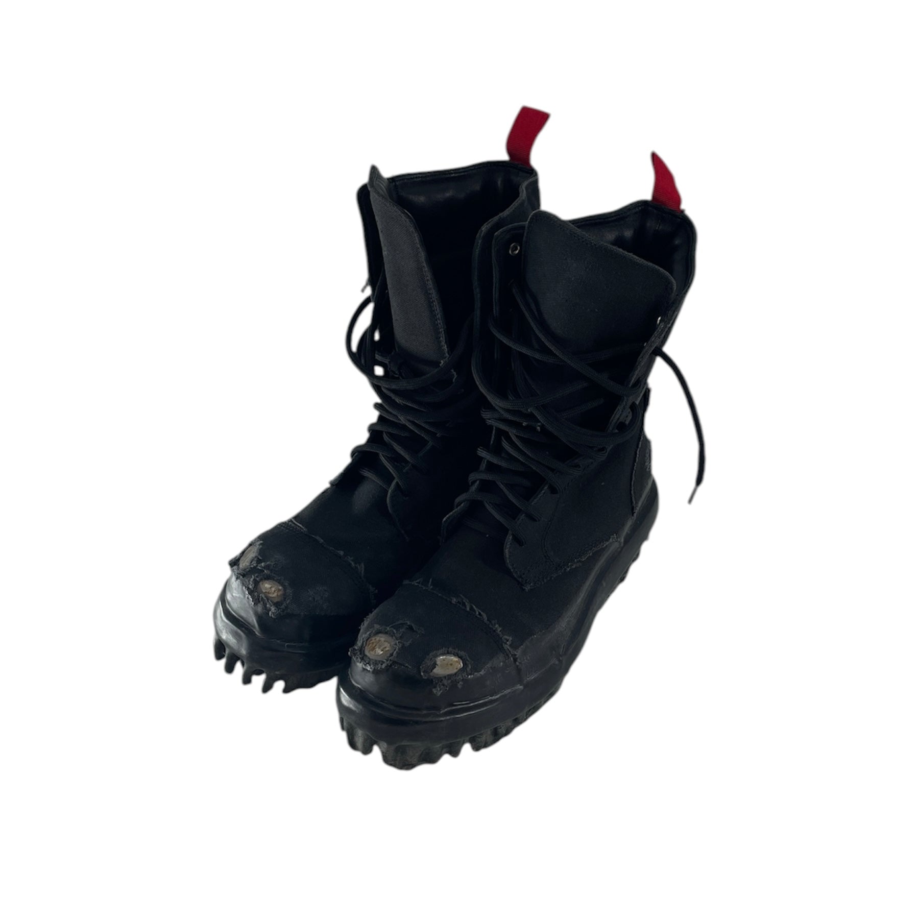 424(FourTwoFour)/Boots/US 8/Cotton/BLK/MINER BOOTS/STEAL TOE view 1