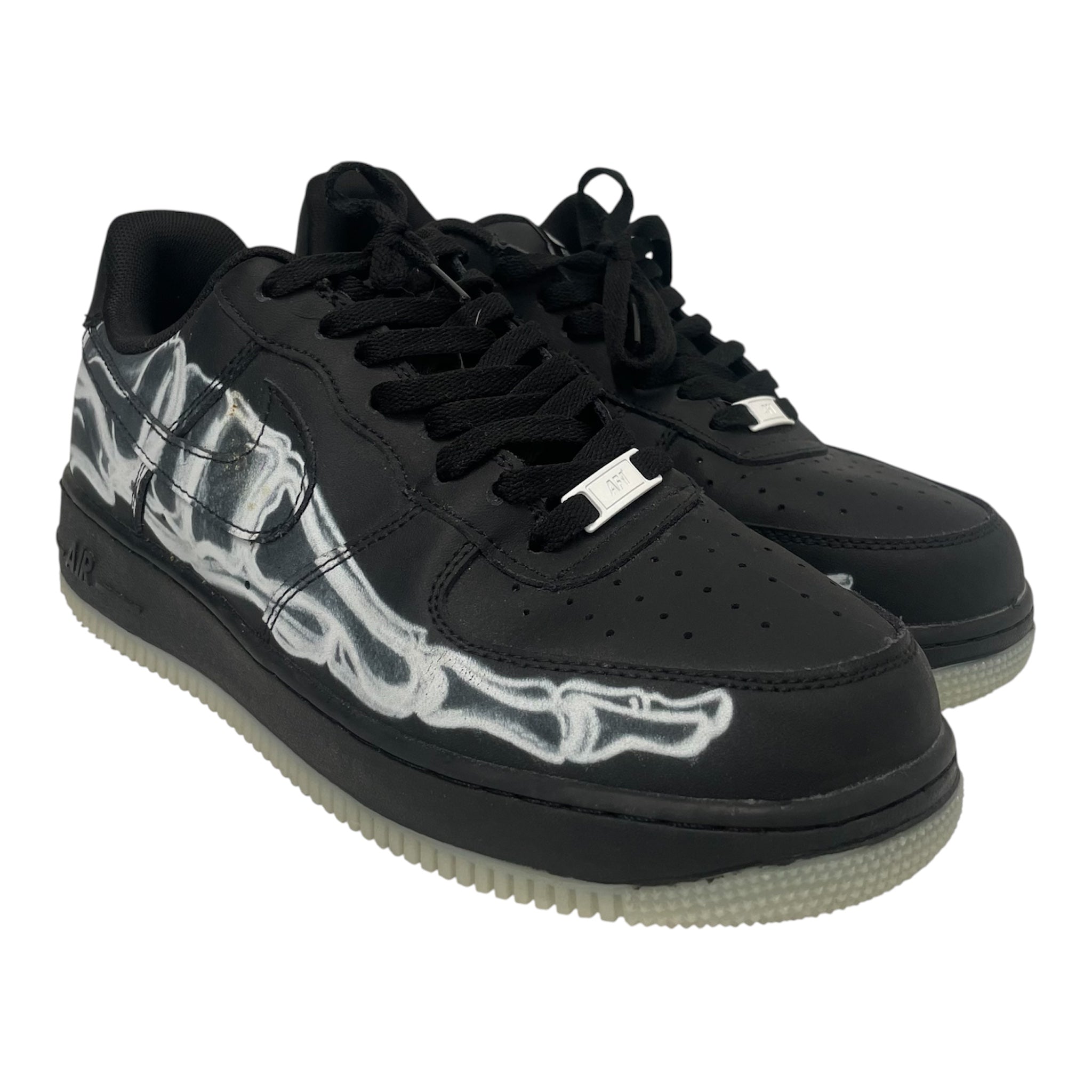 NIKE/Low-Sneakers/US 10/Leather/BLK/SKELETON view 1