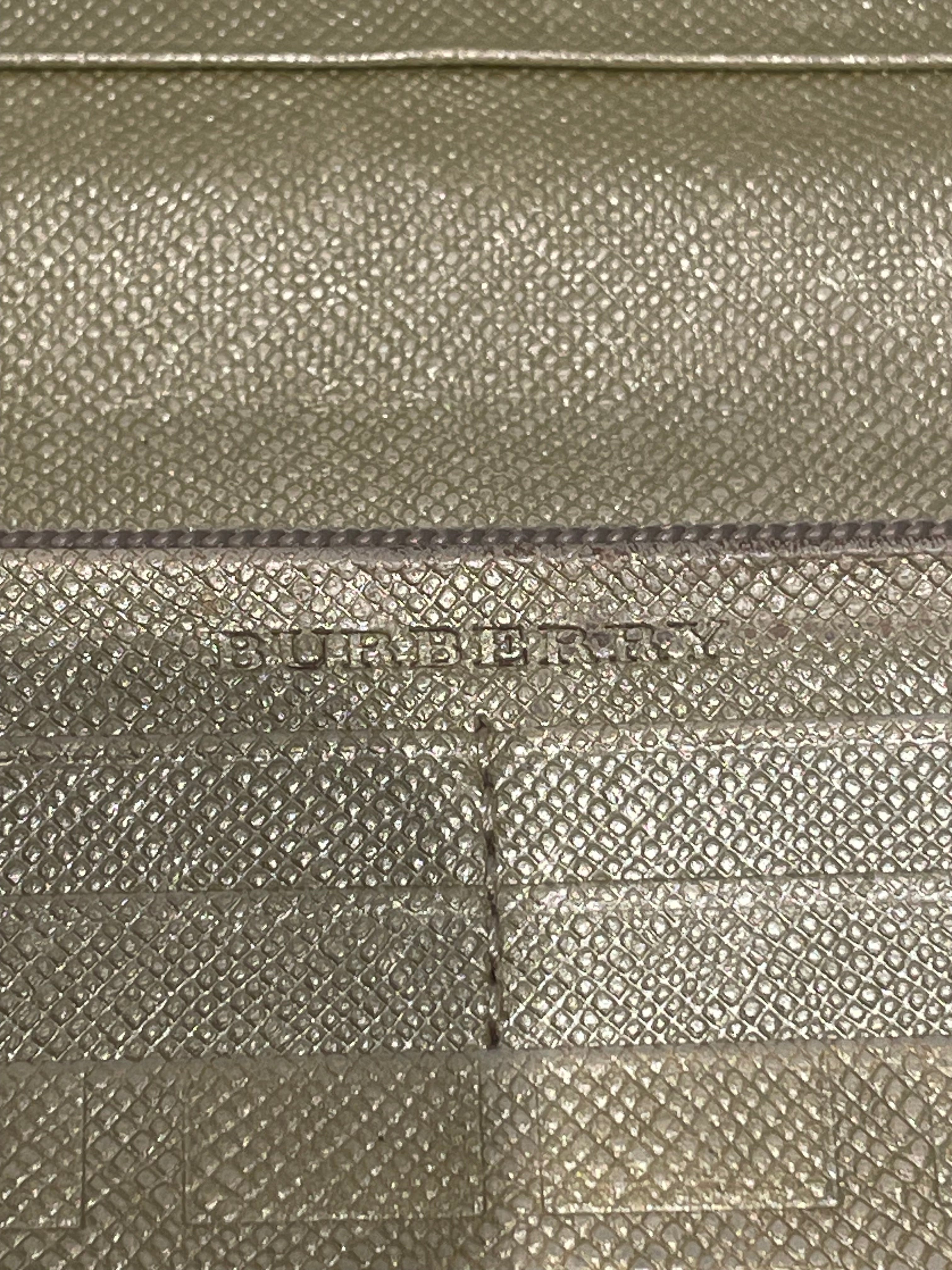 BURBERRY/Long Wallet/Border/YEL/YELLOW LONG WALLET view 3