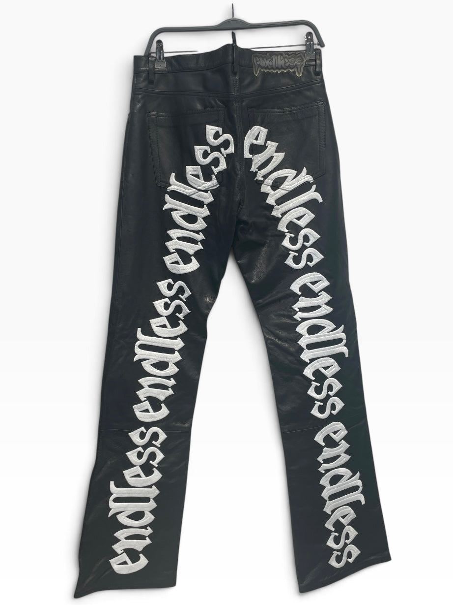 ENDLESS/Skinny Pants/32/Leather/BLK/Low-rise/ view 2