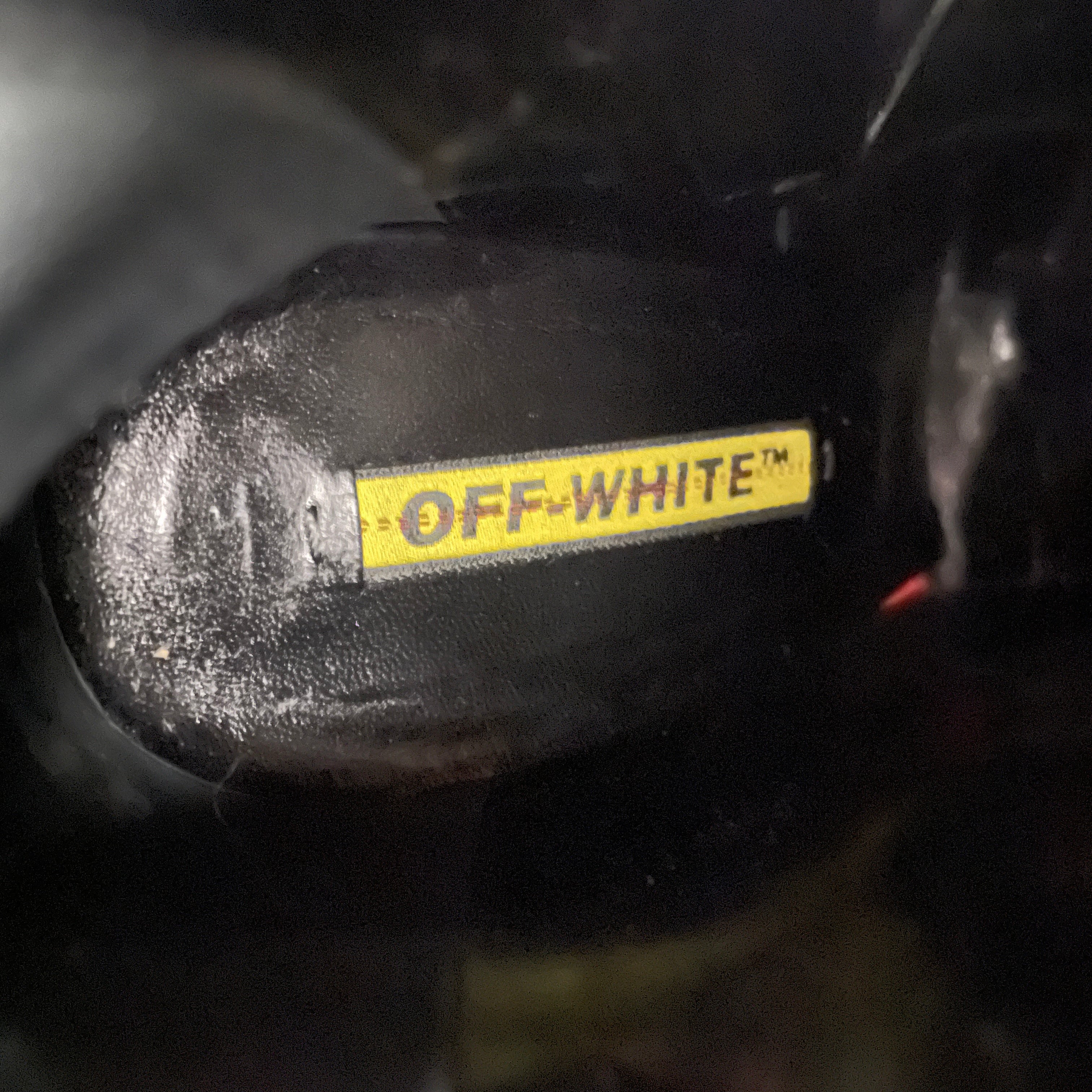 OFF-WHITE/Heels/US 7.5/Leather/BLK/"FOR WALKING' view 3