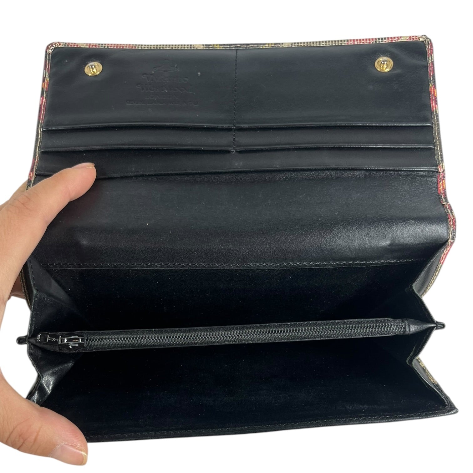 Vivienne Westwood/Long Wallet/Tartan/Cotton/MLT/L's/TARTAN ORB WALLET view 6