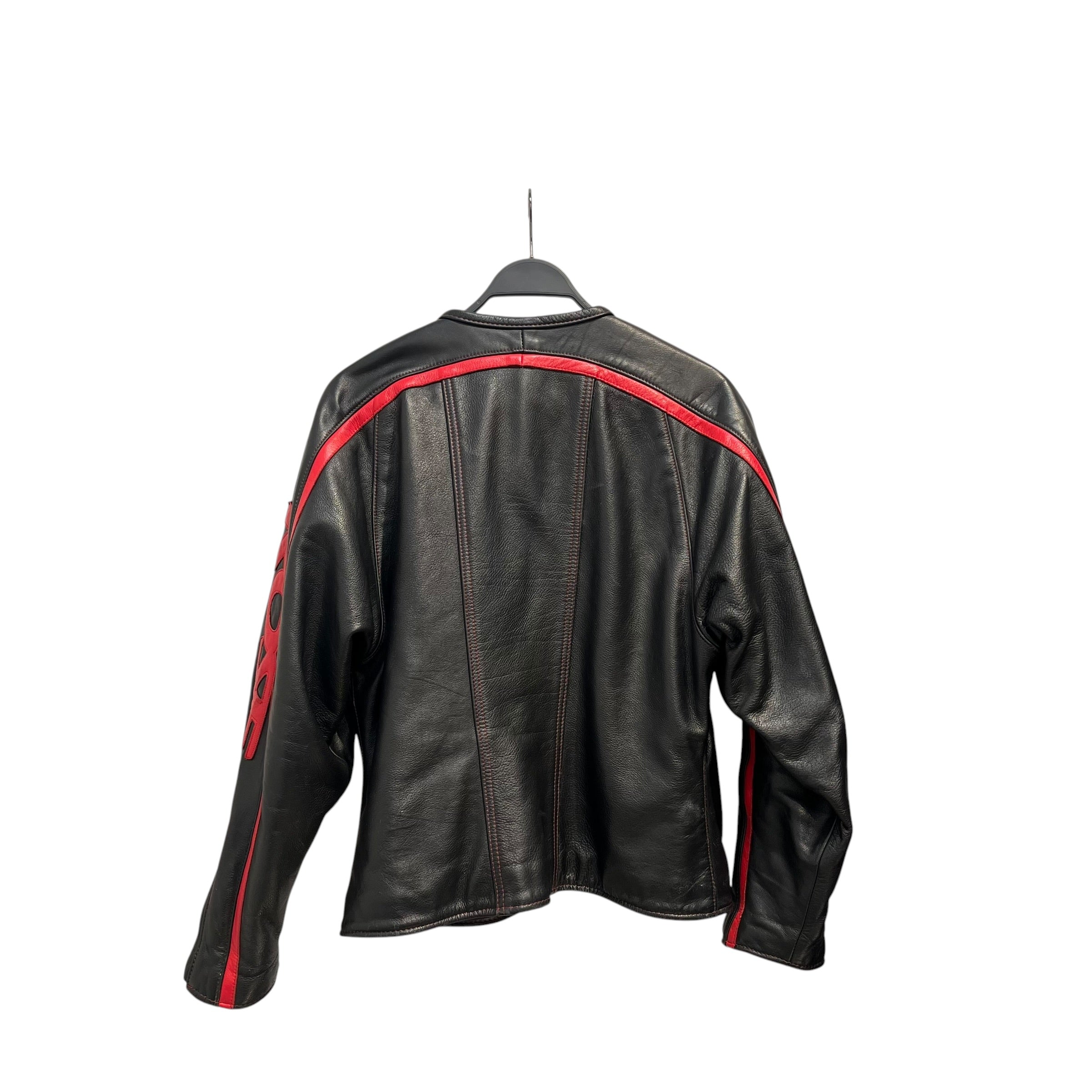 Schott/Leather Jkt/Leather/BLK/ROSEY view 2