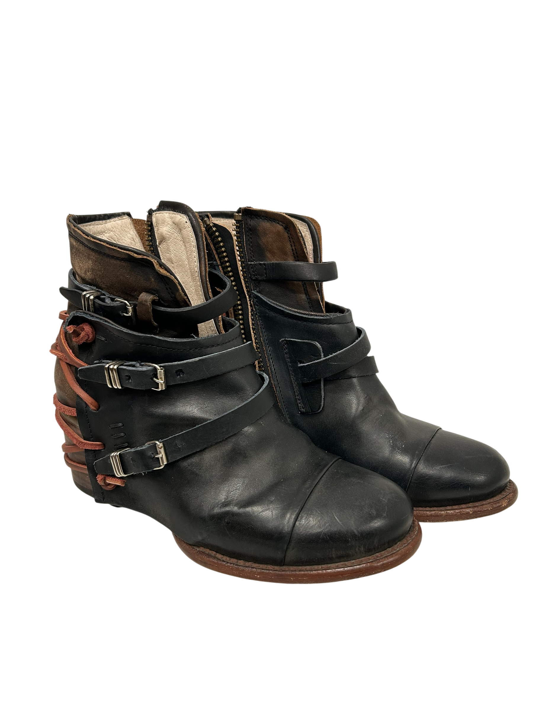 steven crue /Boots/US 9/Leather/BLK/freebird view 1