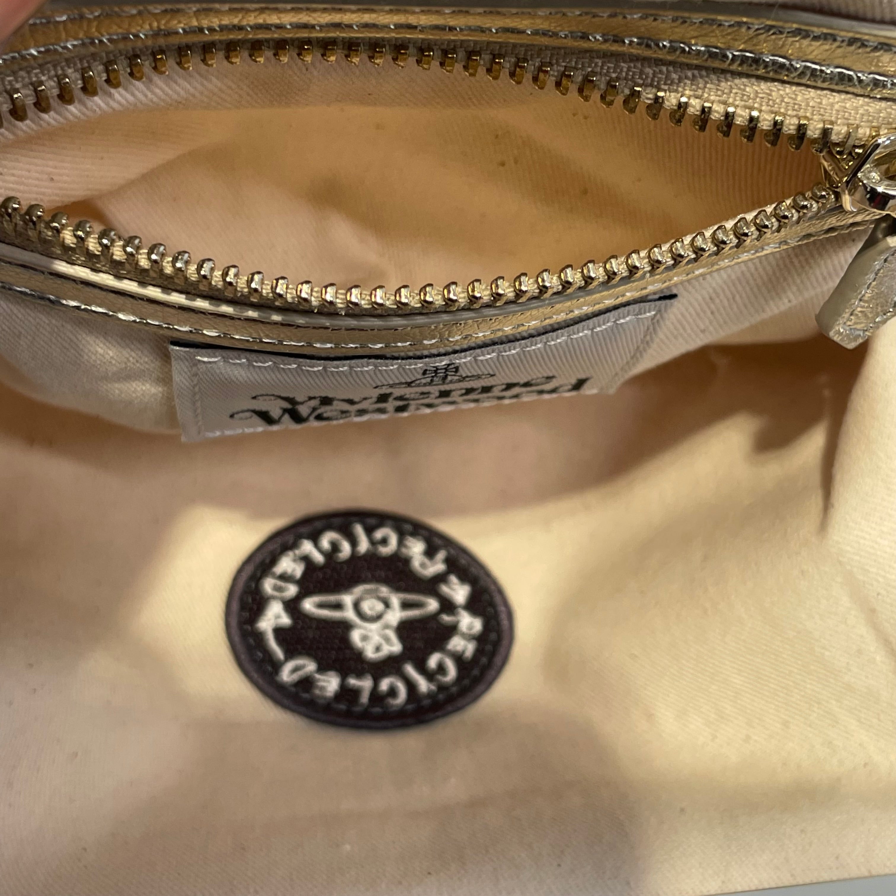 Vivienne Westwood/Clutch Bag/Plaid/Leather/PNK/gld hard/recycled/vegan view 7