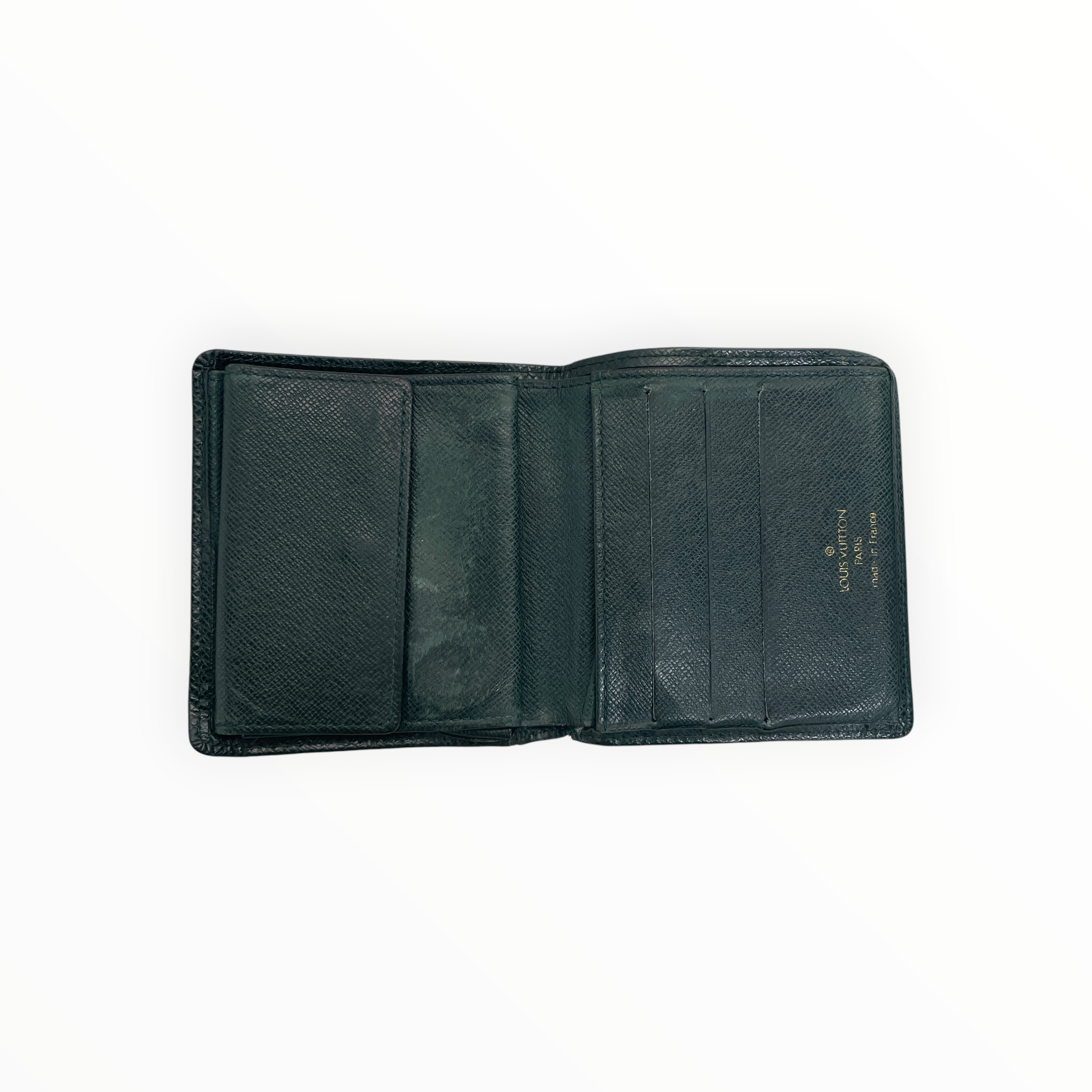 LOUIS VUITTON/Wallet/Leather/GRN/M's/TAIGA view 3