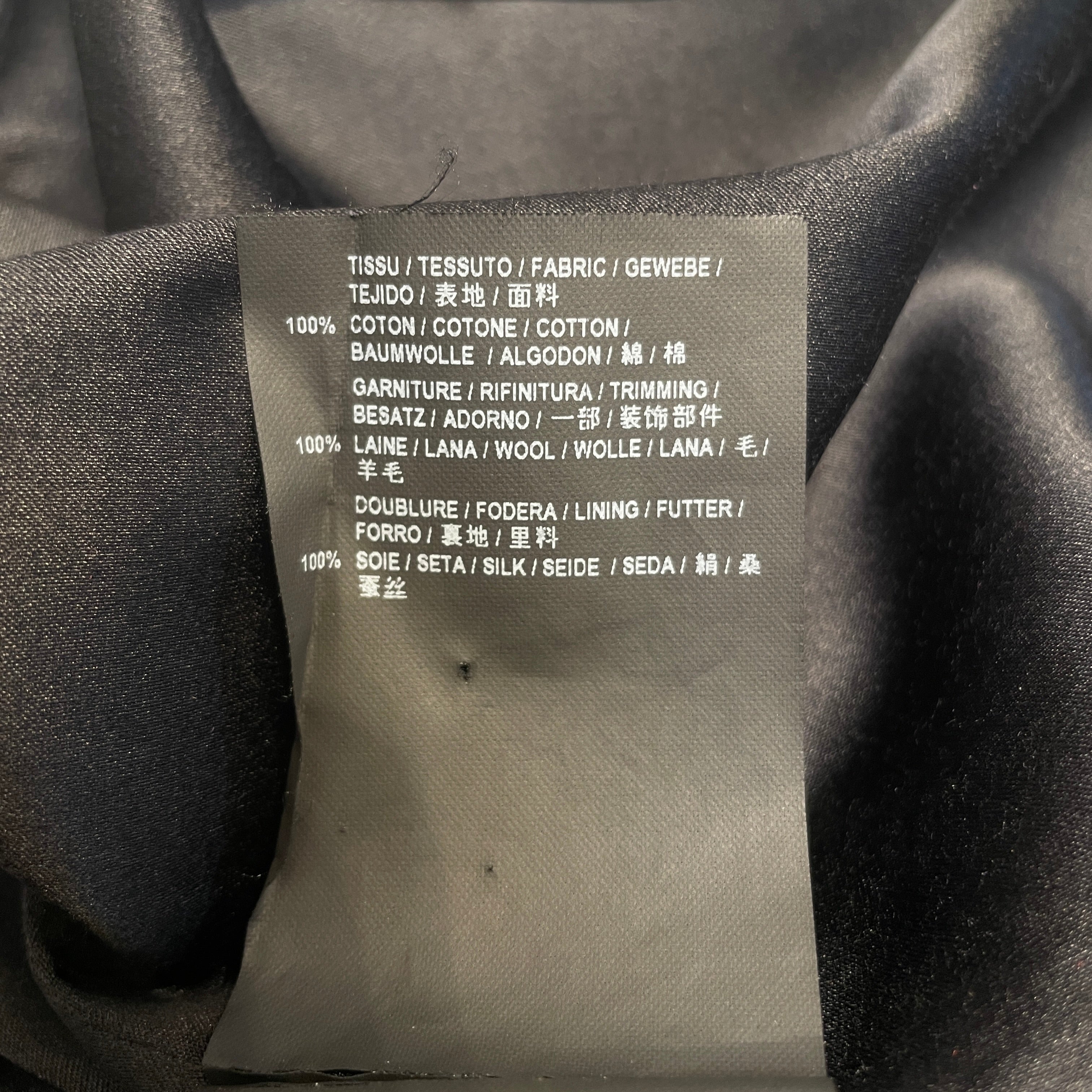 SAINT LAURENT/Baseball Jkt/S/Denim/BLK/ view 5