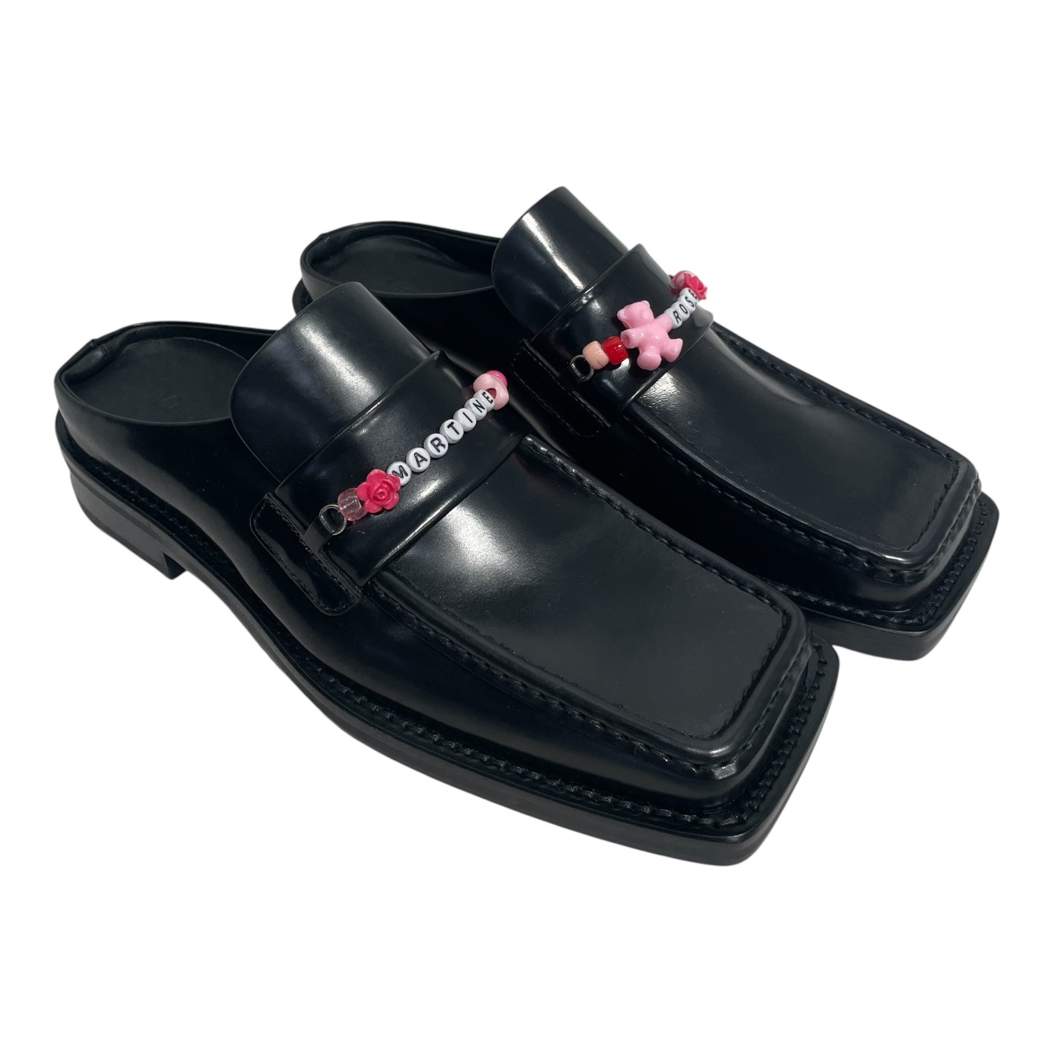 MARTINE ROSE/Low-Sneakers/EU 39/BLK/U-Tip/ view 1