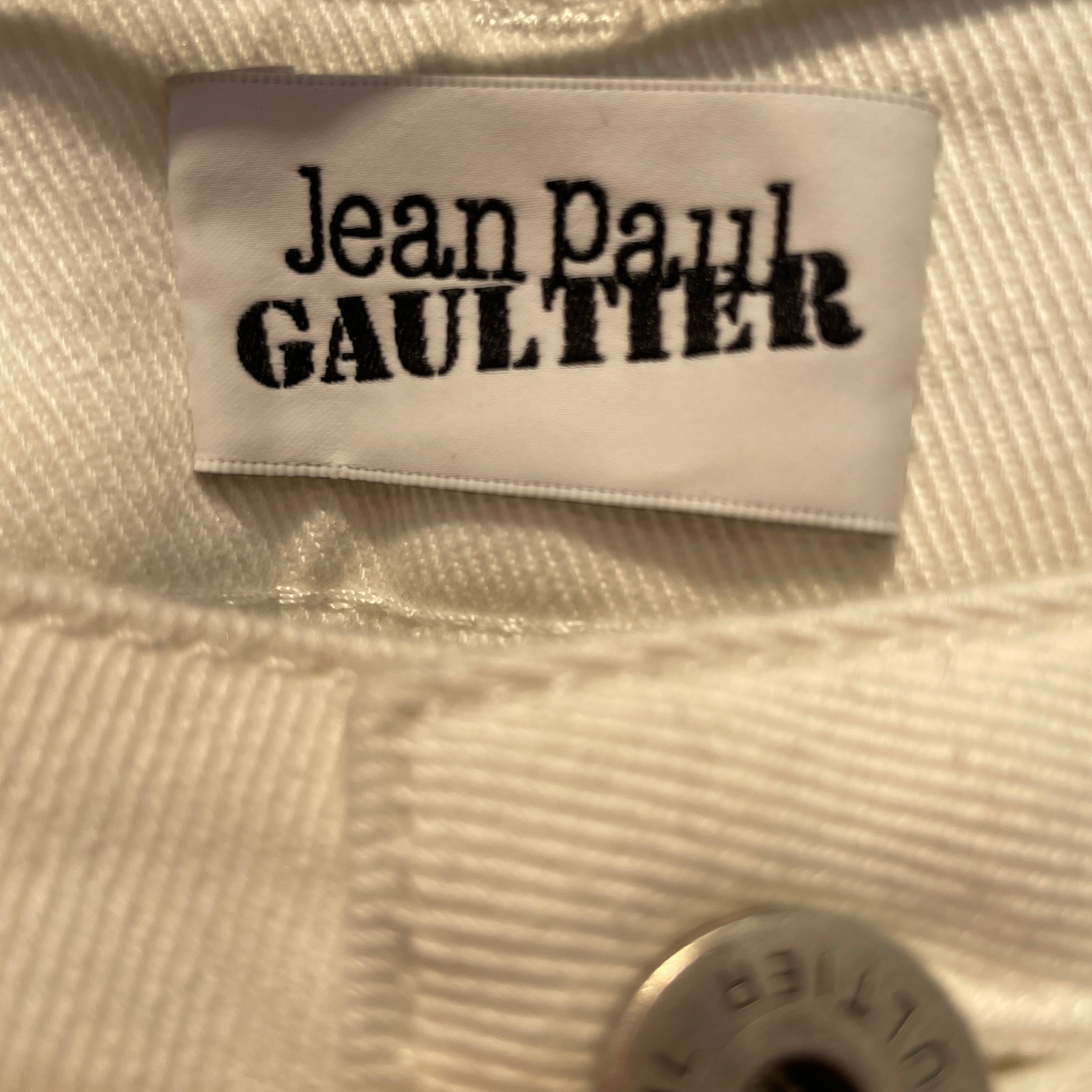 Jean Paul Gaultier/Bottoms/28/Denim/WHT/Petit Grand Panelled JEans view 4