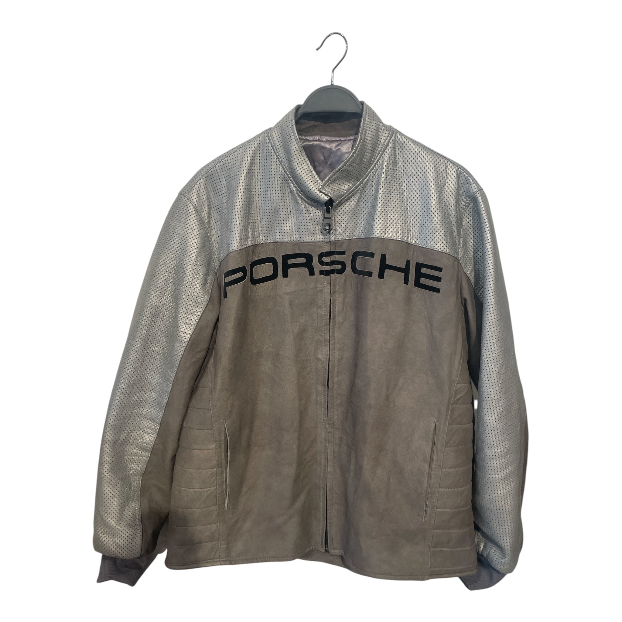 West Coast Leather/Leather Jkt/Leather/GRY/PORSCHE/STINGRAY/CROC/FIRE view 1