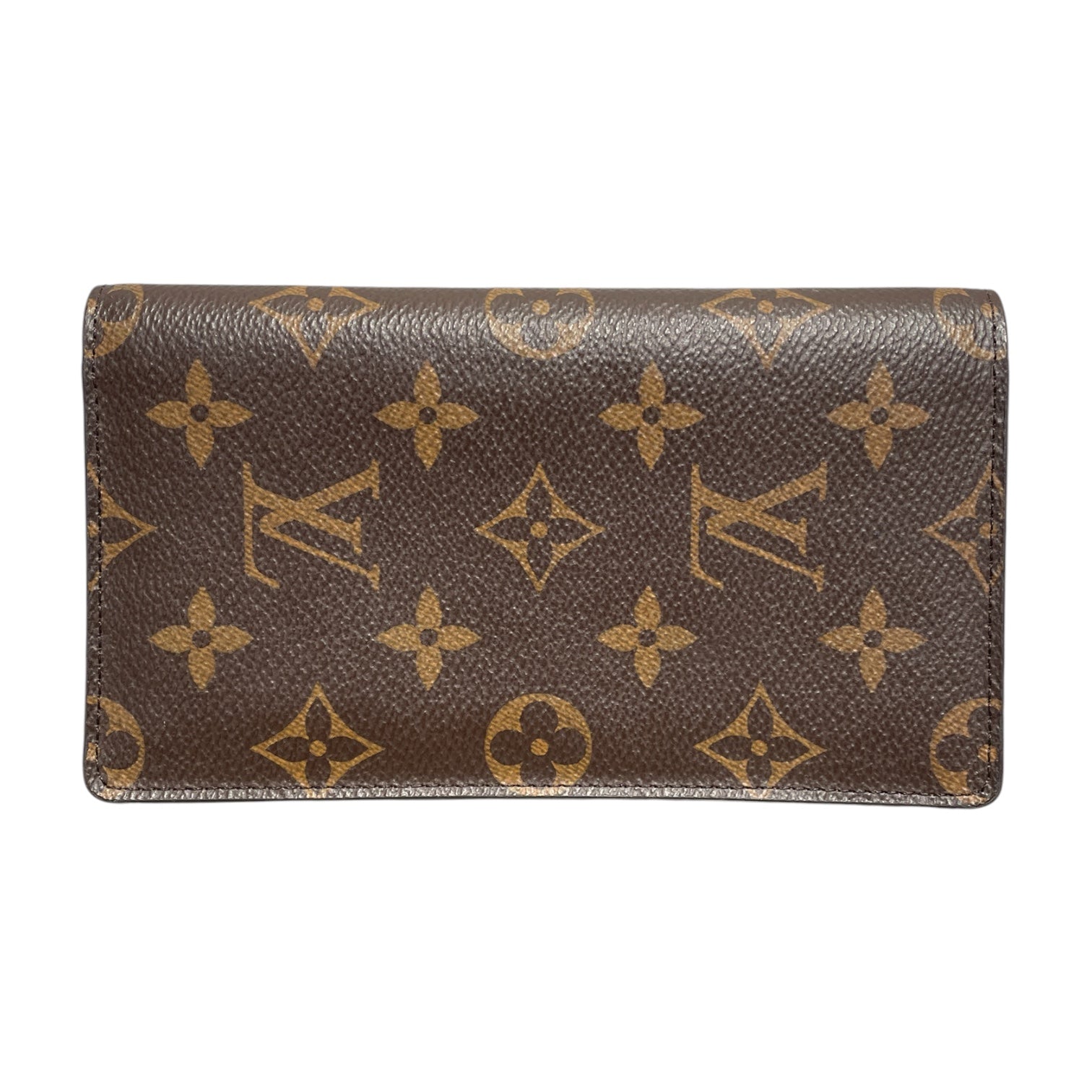 LOUIS VUITTON/Long Wallet/Leather/BRW/L's/Brazza Monogram Long Wallet view 1