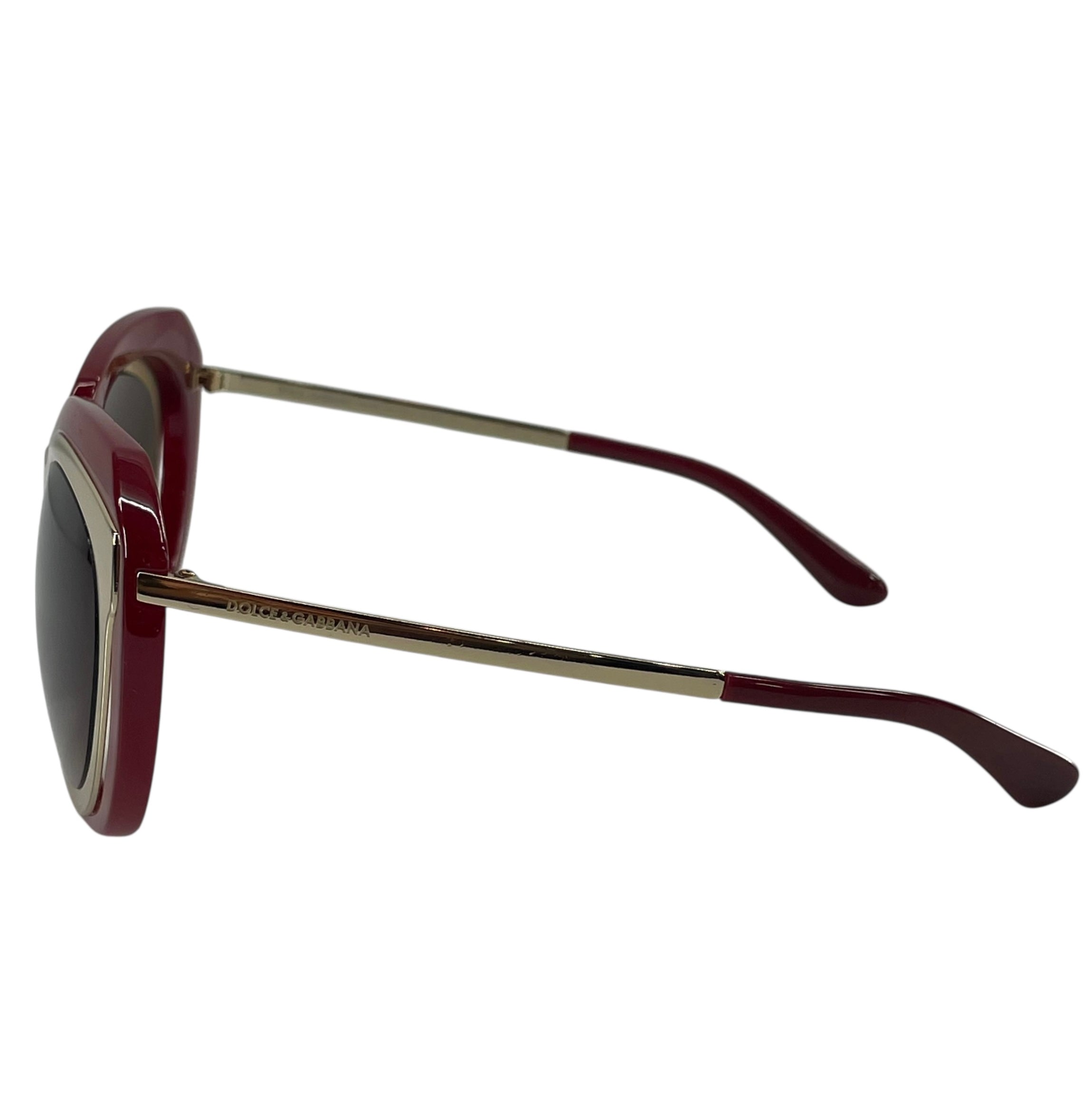 DOLCE&GABBANA/Sunglasses/Plastic/BRD/GOLD TRIM view 3