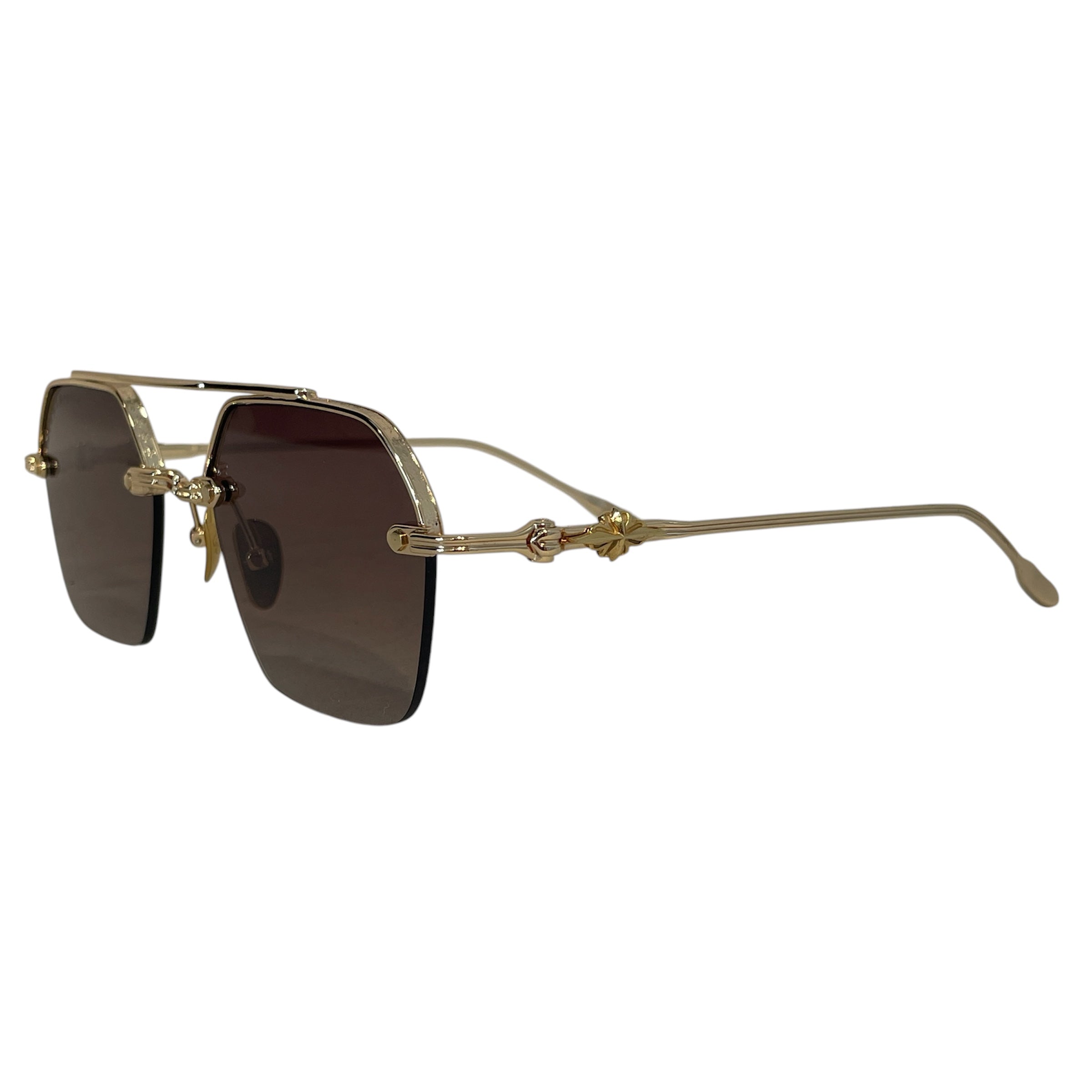 CHROME HEARTS/Sunglasses/Monogram/Metal/GLD/Bidi Esem view 2