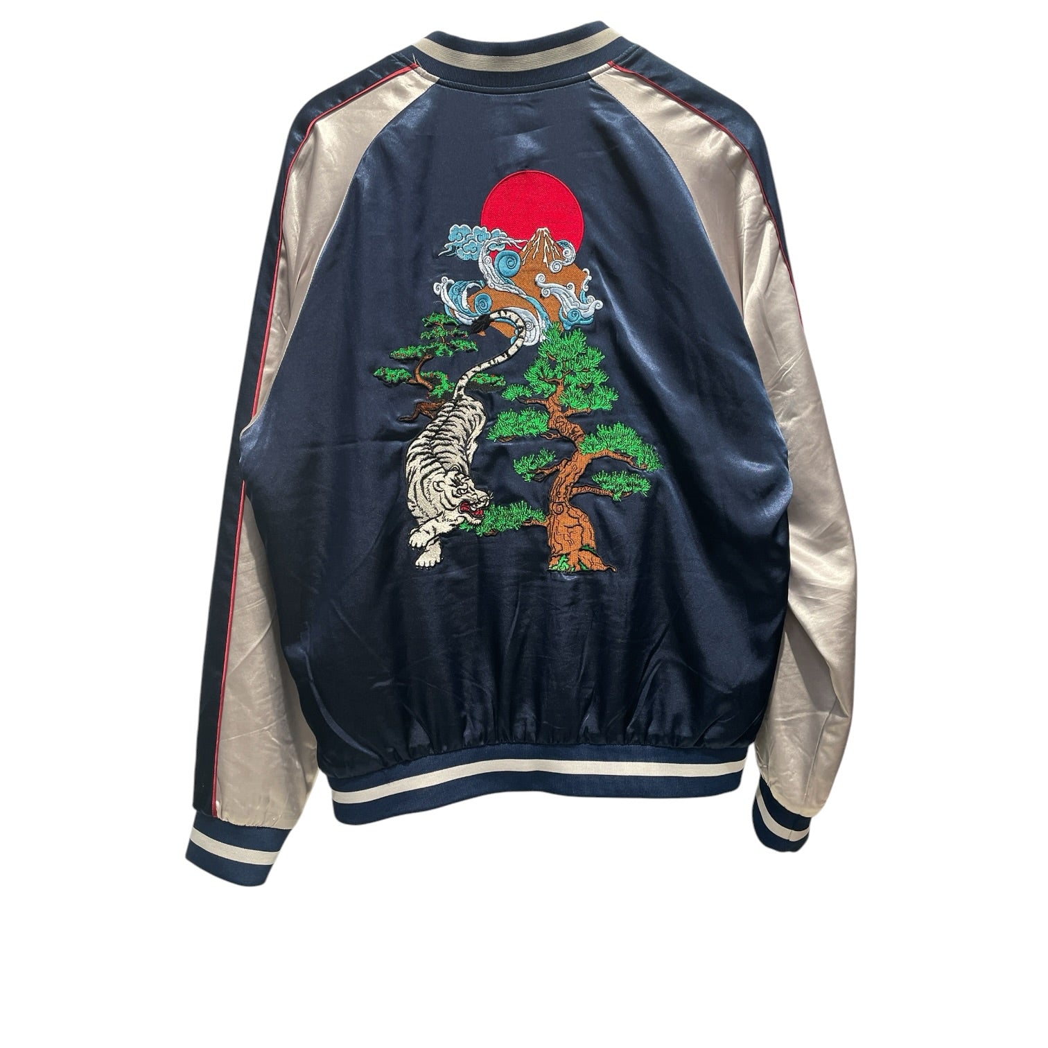 Standard Issue/Souvenir Jkt/L/Nylon/BLU/Tigers and Bonsai Patch view 2
