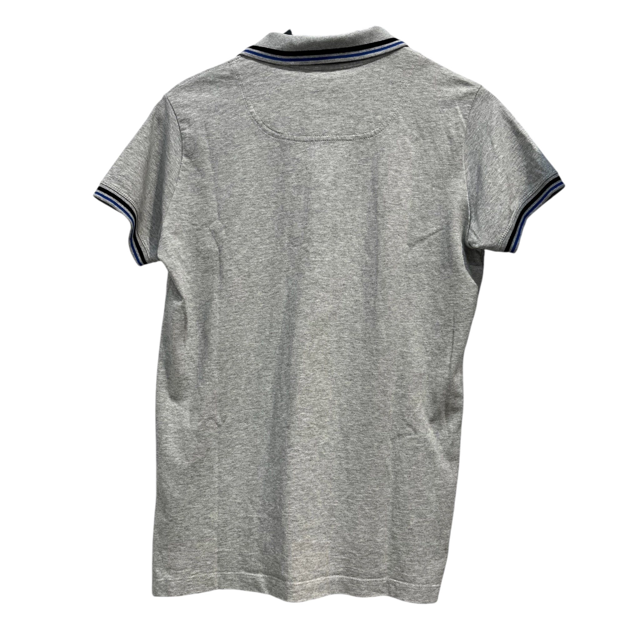 DIESEL/Polo Shirt/M/Cotton/GRY/BLK/BLU STRIPE BOARDERS view 2