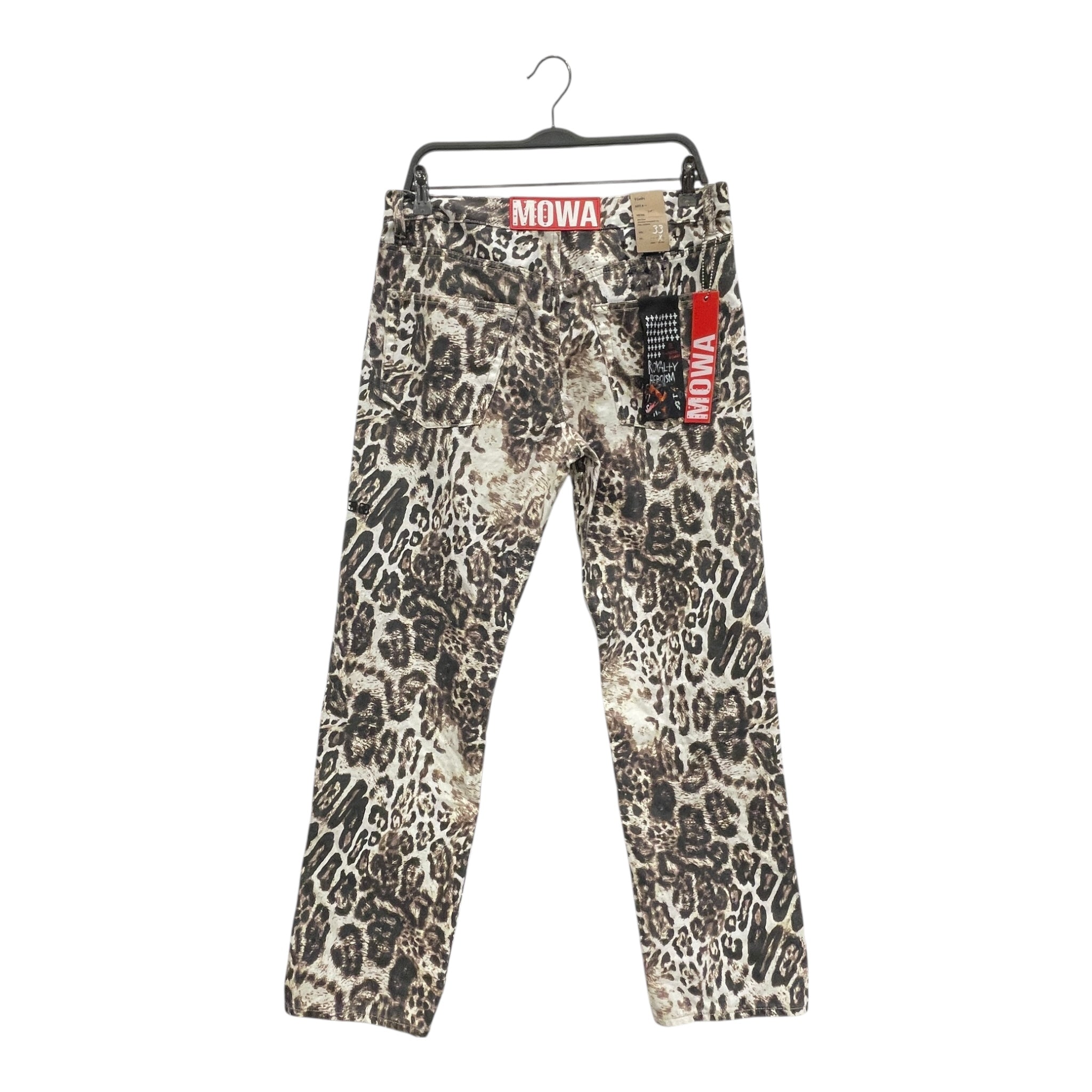 MOWALOLA/ksubi/Pants/33/Cotton/CRM/Animal Pattern/ANTI K/ CHEETAH PRINT/2025 view 2