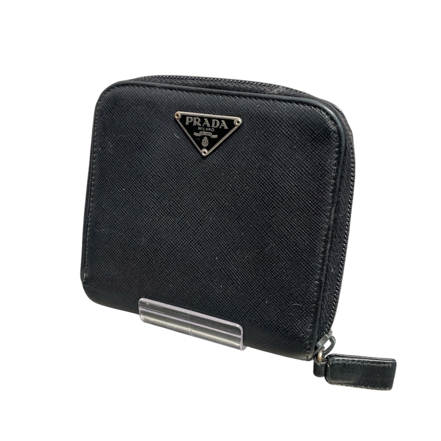 PRADA/Wallet/BLK/SAFFIANO COMPACT WALLET view 1