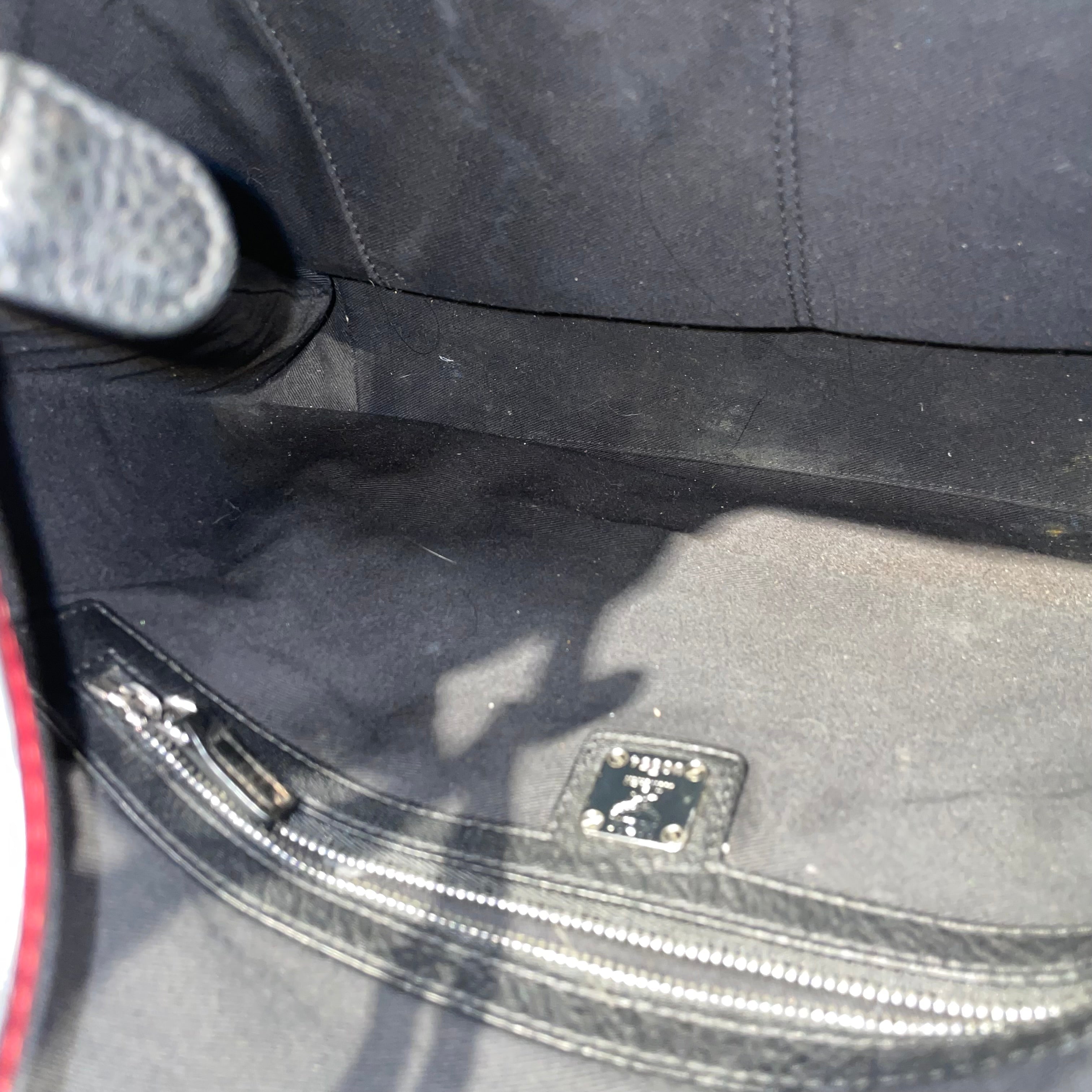 MCM/Cross Body Bag/Monogram/Leather/BLK/ view 4