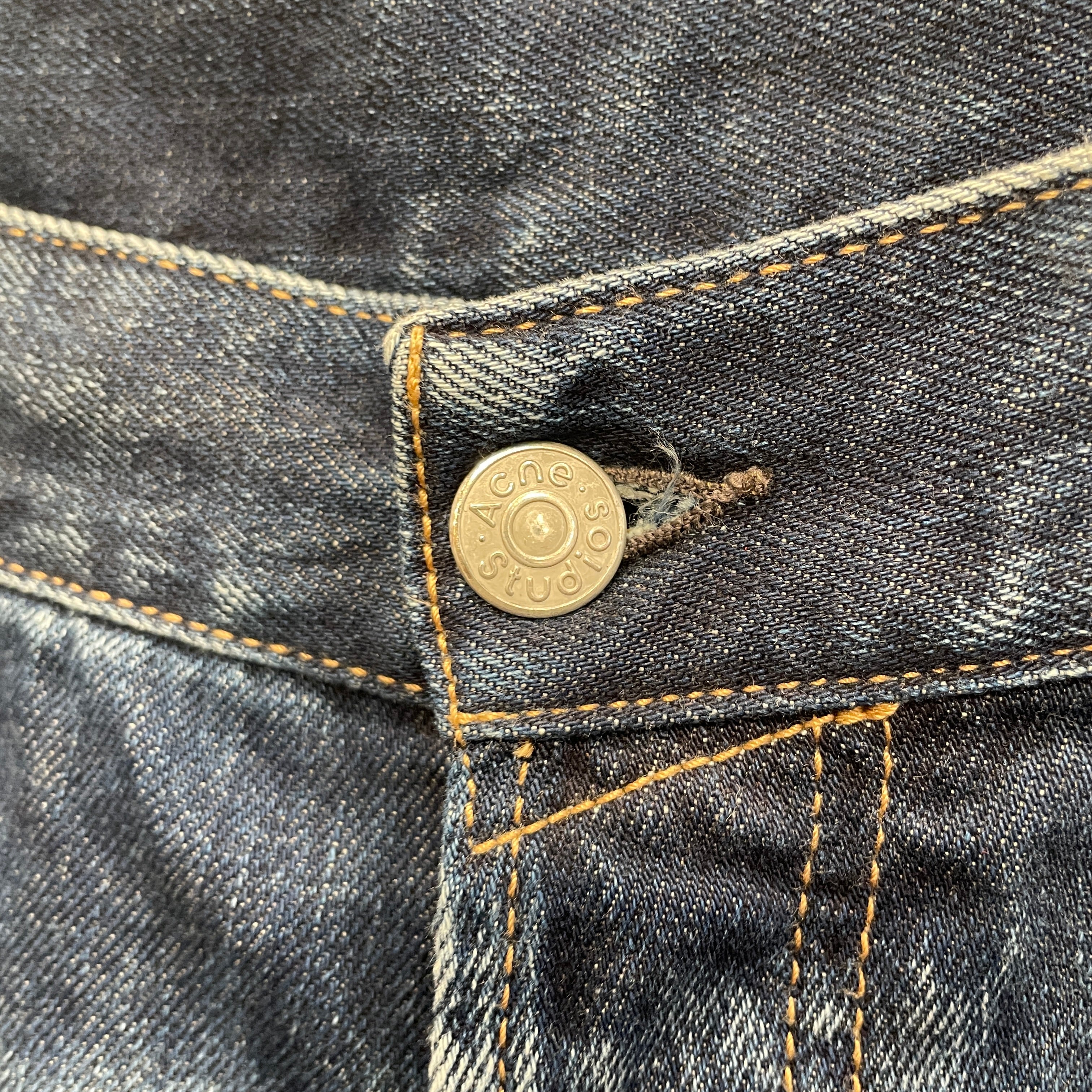 Acne Studios/Straight Pants/40/Cotton/IDG/WIDELEG CROPPED JEAN view 4