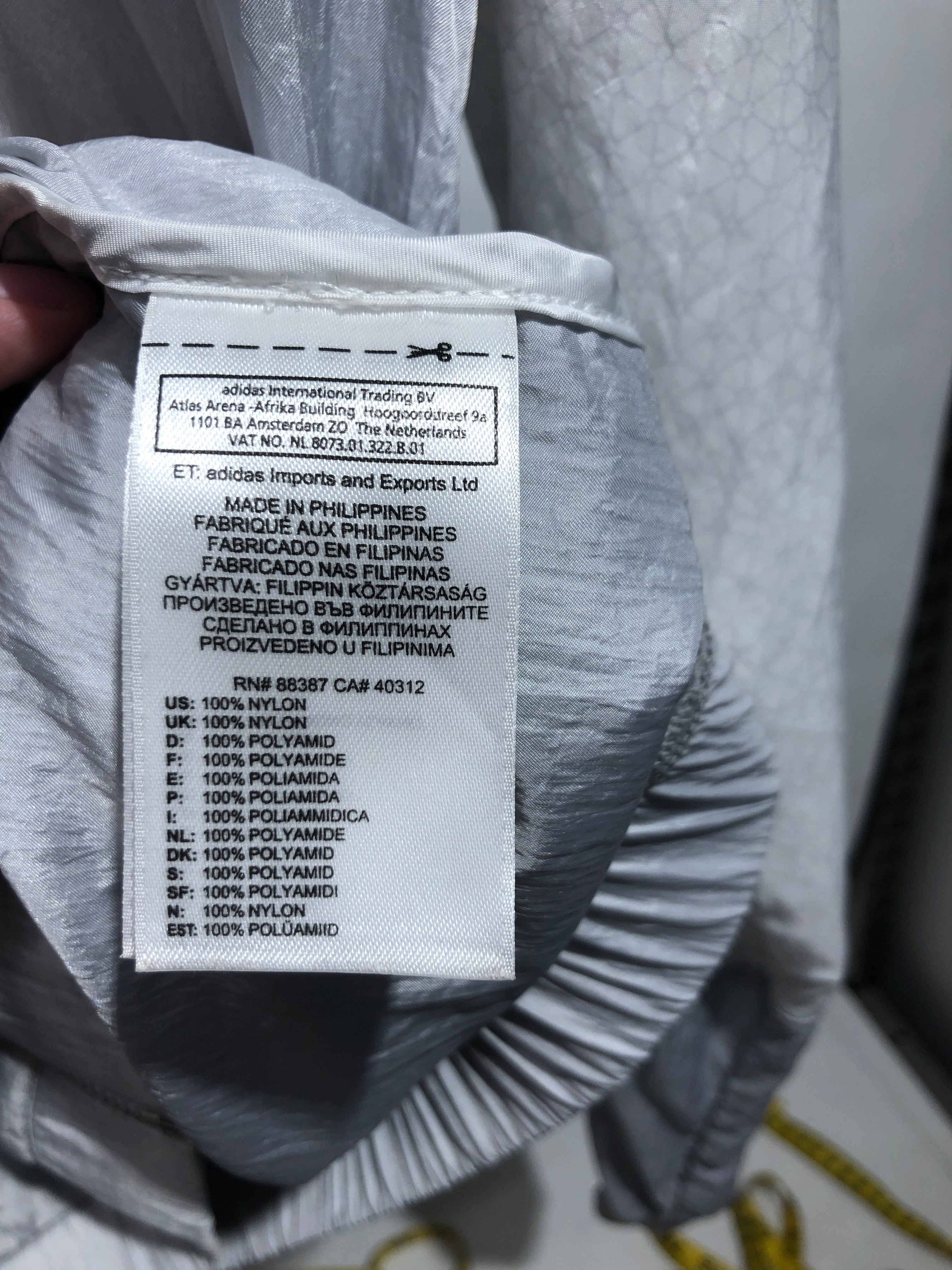 adidas/PALACE/Jacket/M/Polyester/GRY/ view 3