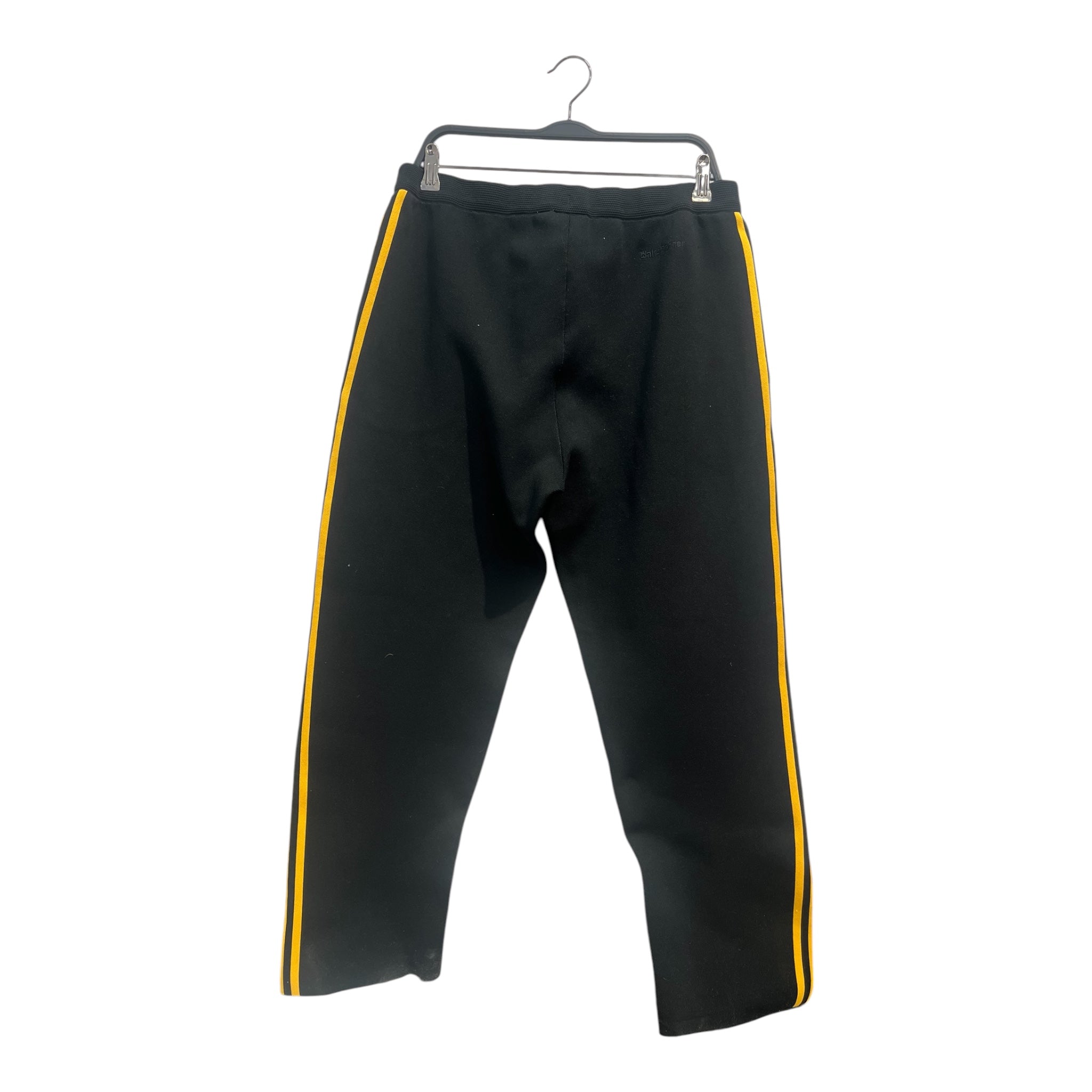 WALES BONNER/adidas/Pants/L/Polyester/BLK/BLACK YELLOW TRACK PANTS view 2