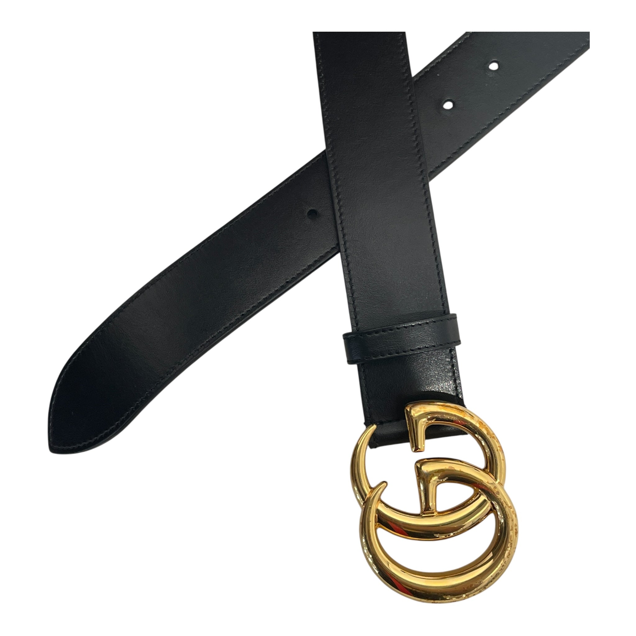 GUCCI/Belt/Leather/BLK/M's/406831 view 2