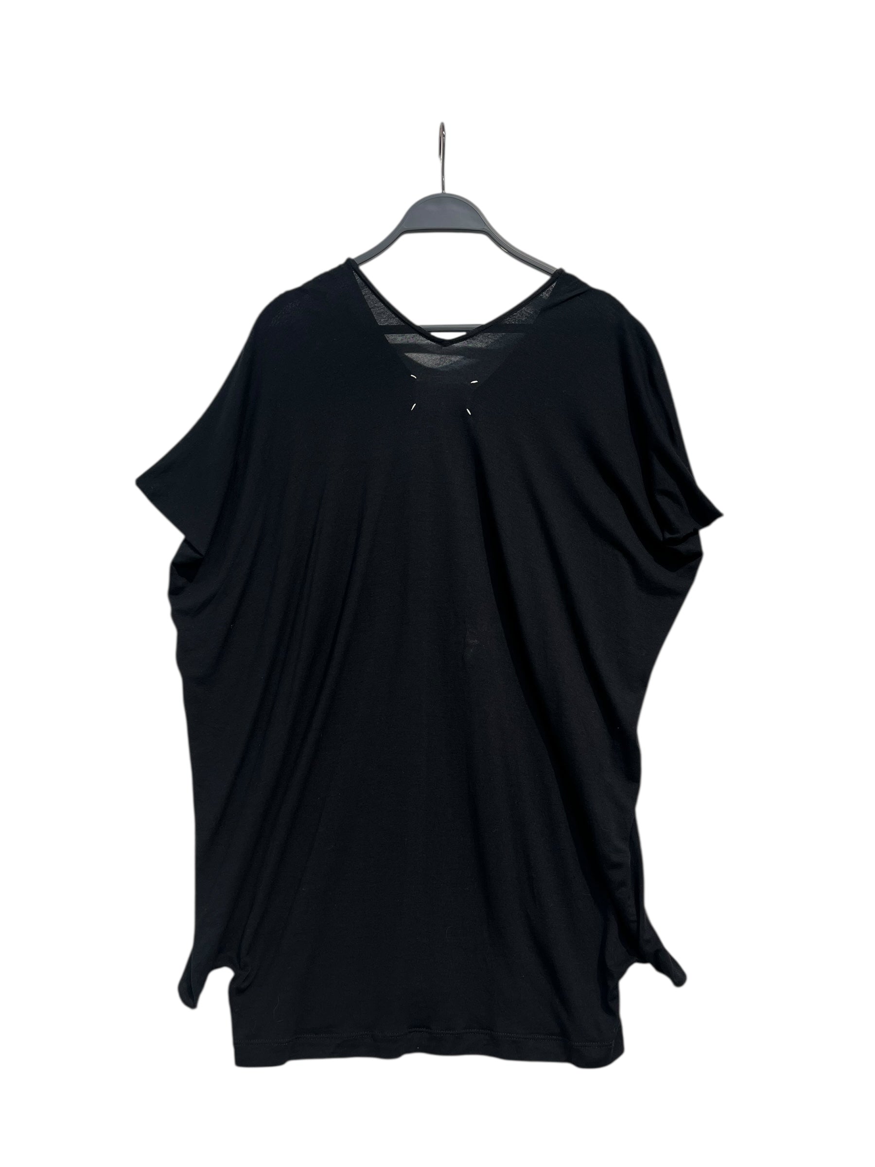 Maison Margiela/Cut & Sew/M/Cotton/BLK/SS01 ASYM DETAIL SHIRT view 2