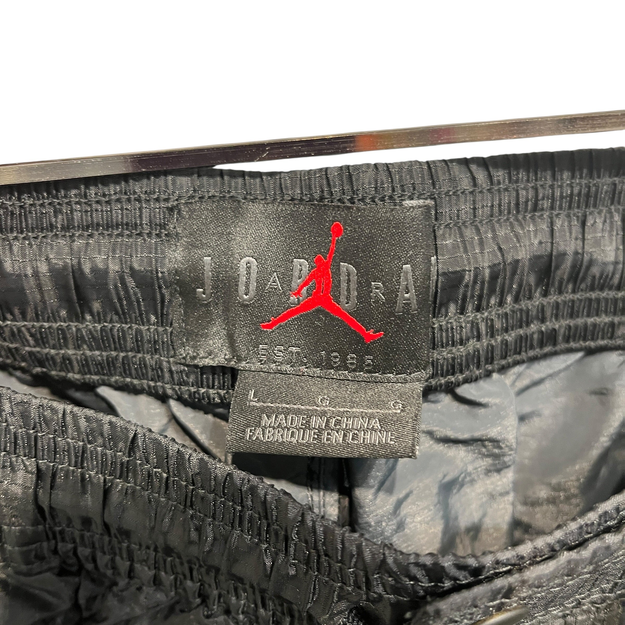 JORDAN BRAND/OFF-WHITE/Straight Pants/L/Nylon/BLK/ view 3