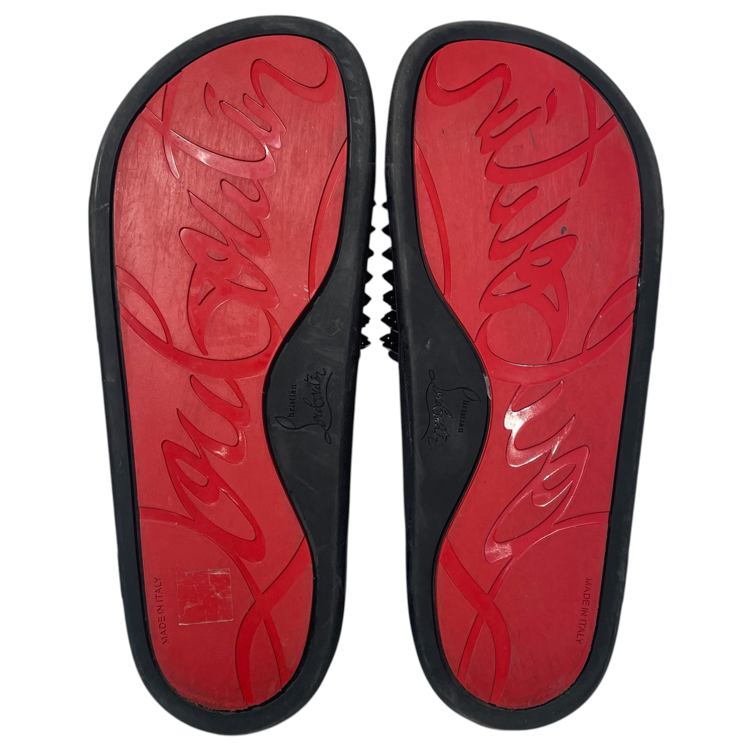 Christian Louboutin/Low-Sneakers/EU 43/Cotton/BLK/ view 4