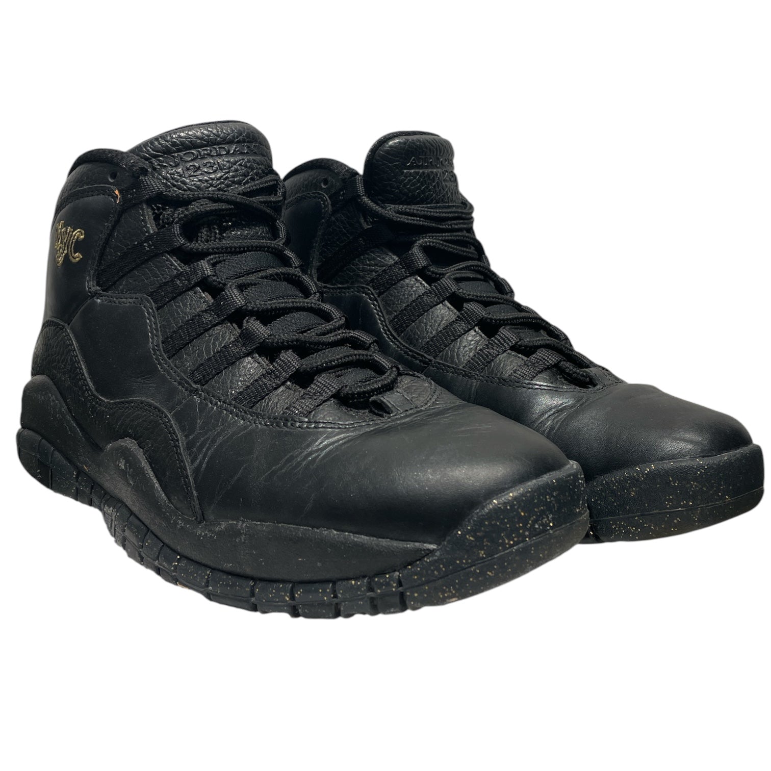 JORDAN BRAND/Hi-Sneakers/US 9/Leather/BLK/ view 1