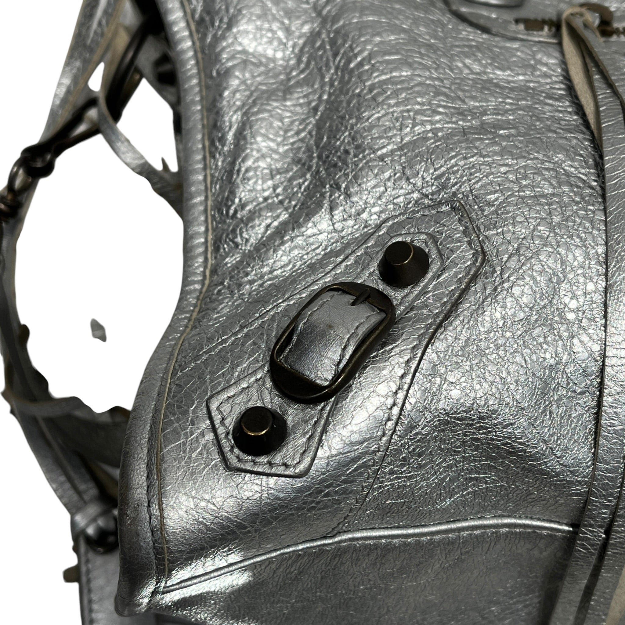 BALENCIAGA/Bag/Leather/SLV/LE CITY BAG view 6