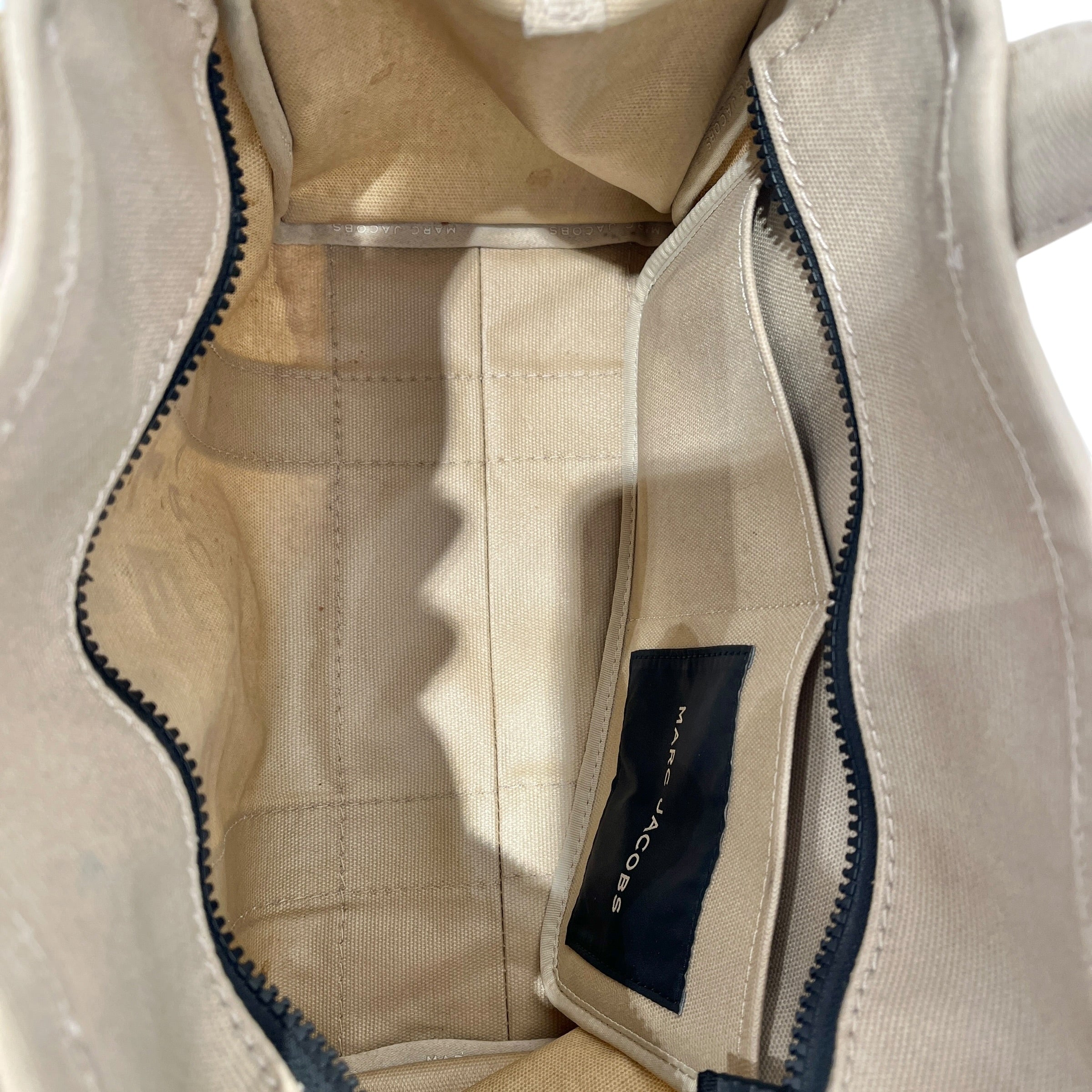 MARC JACOBS/Tote Bag/Cotton/BEG/Canvas Medium The Tote Bag view 5