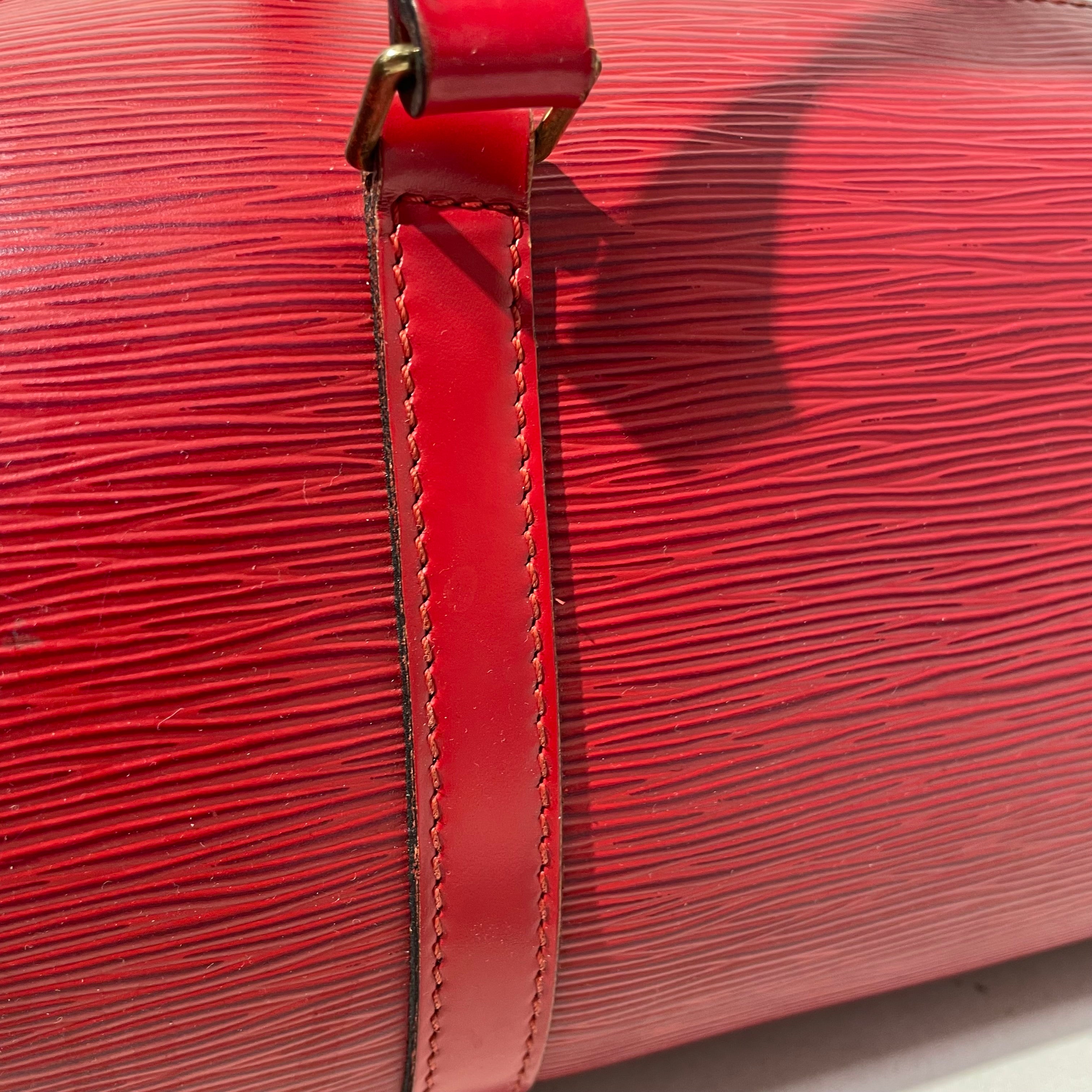 LOUIS VUITTON/Bag/Leather/RED/epi leather view 6