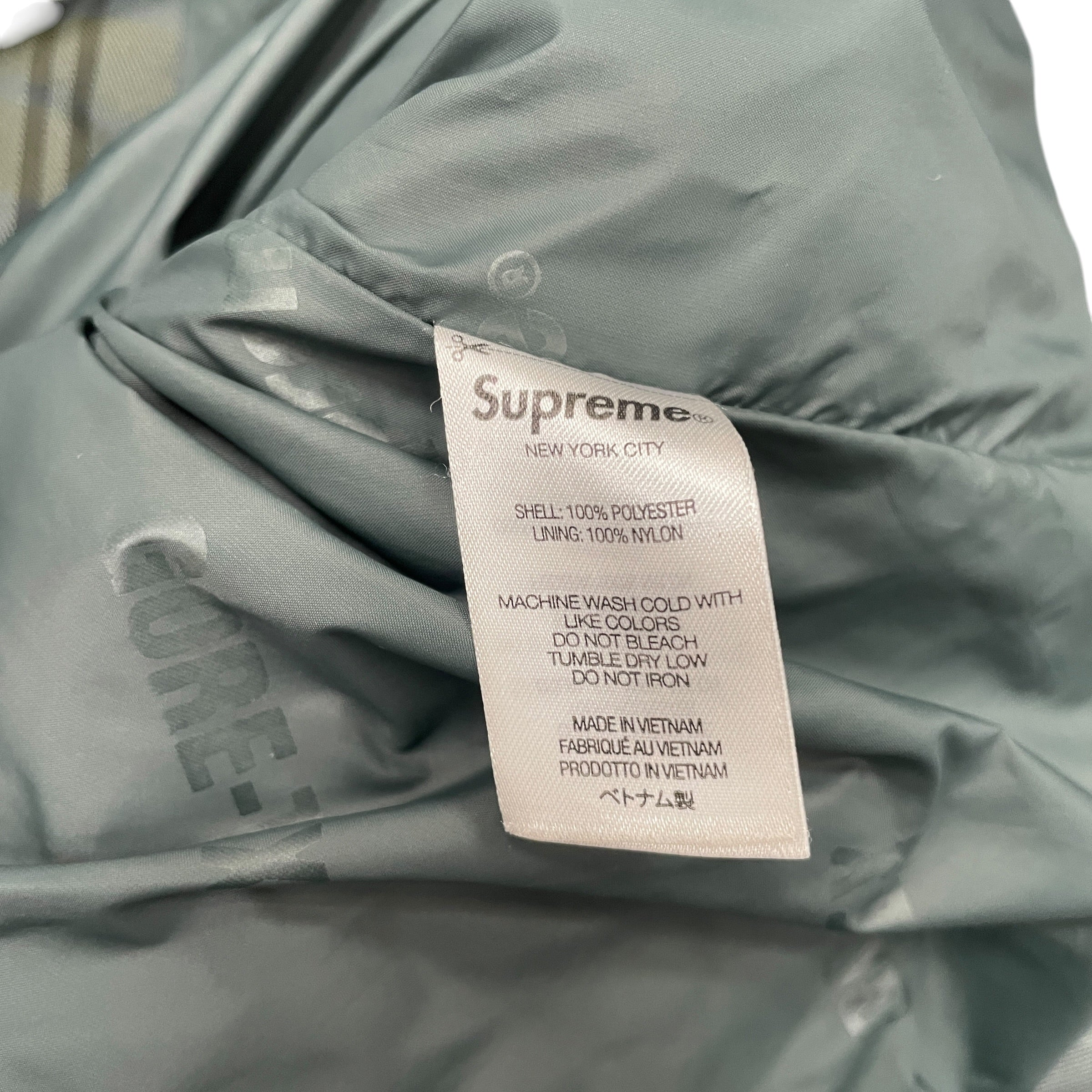 Supreme/Windbreaker/M/Gore-Tex/GRN/Plaid/2021 GORETEX JACKET PLAID view 5