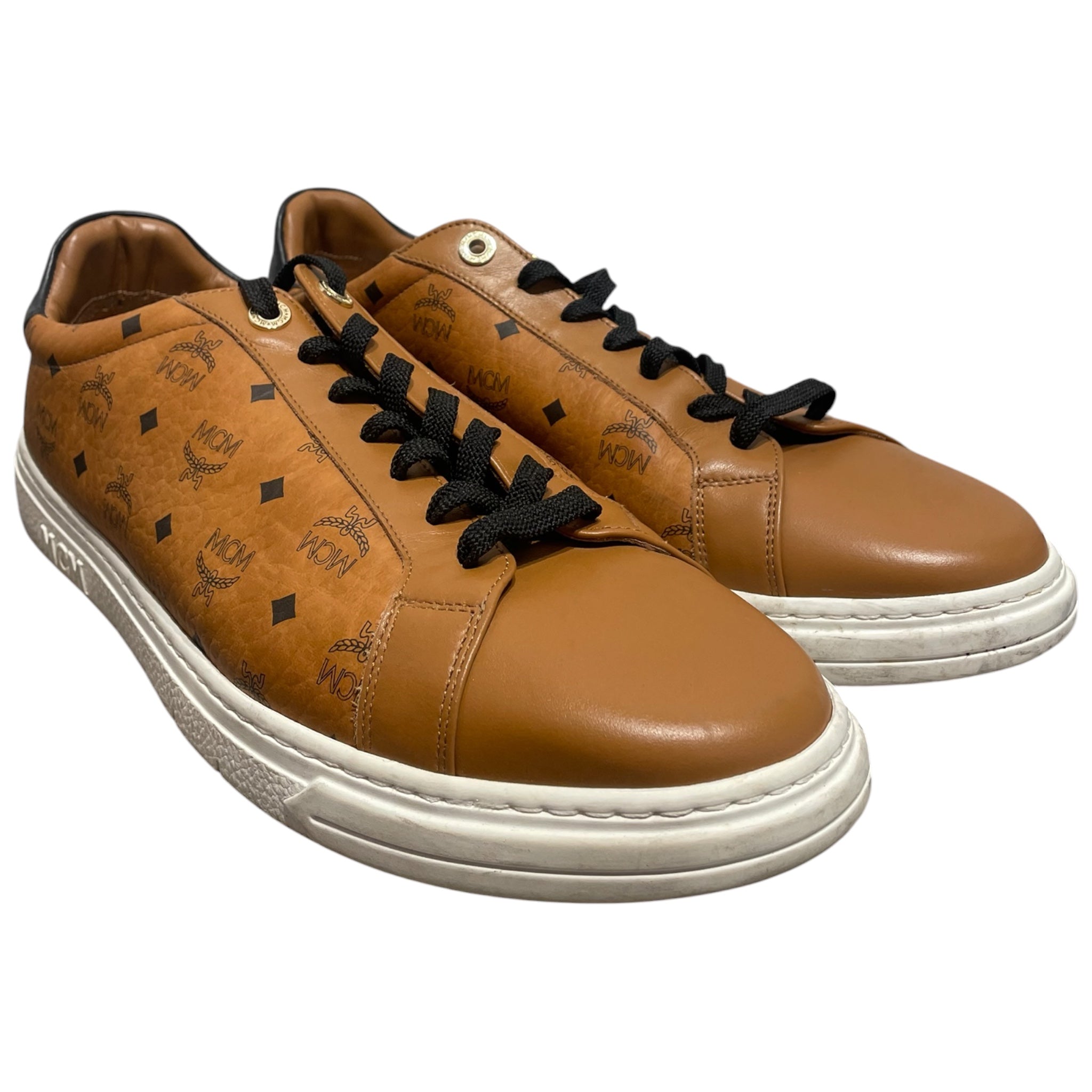 MCM/Low-Sneakers/EU 44/Monogram/Leather/CML/ view 1