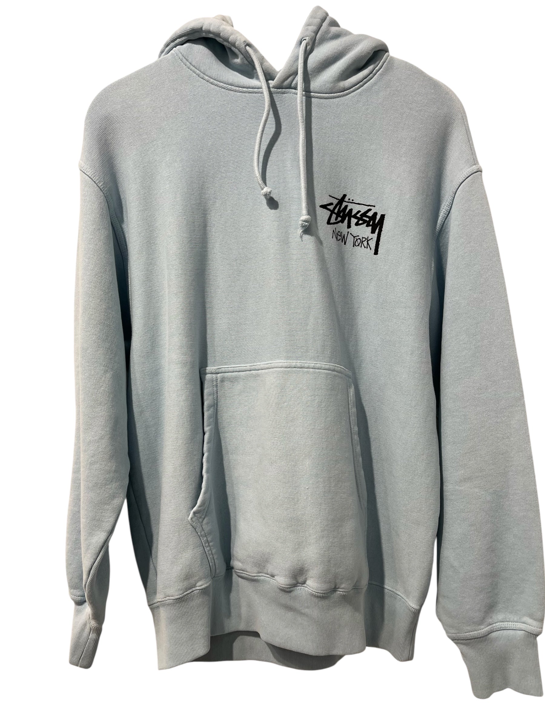 STUSSY/Hoodie/M/Cotton/BLU/SKY BLUE NY EXCLUSIVE HOODIE view 1
