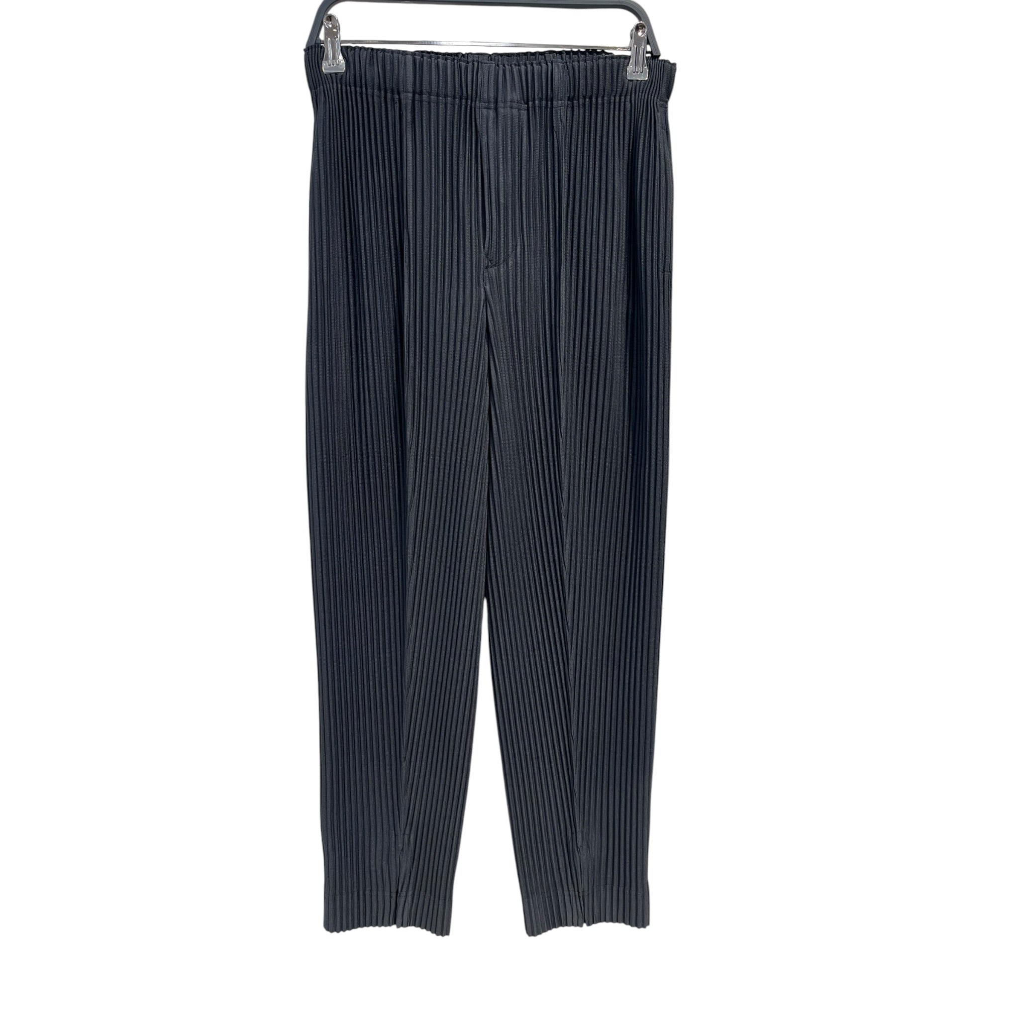 ISSEY MIYAKE/Pants/2/Polyester/BLK/PLEATED view 1