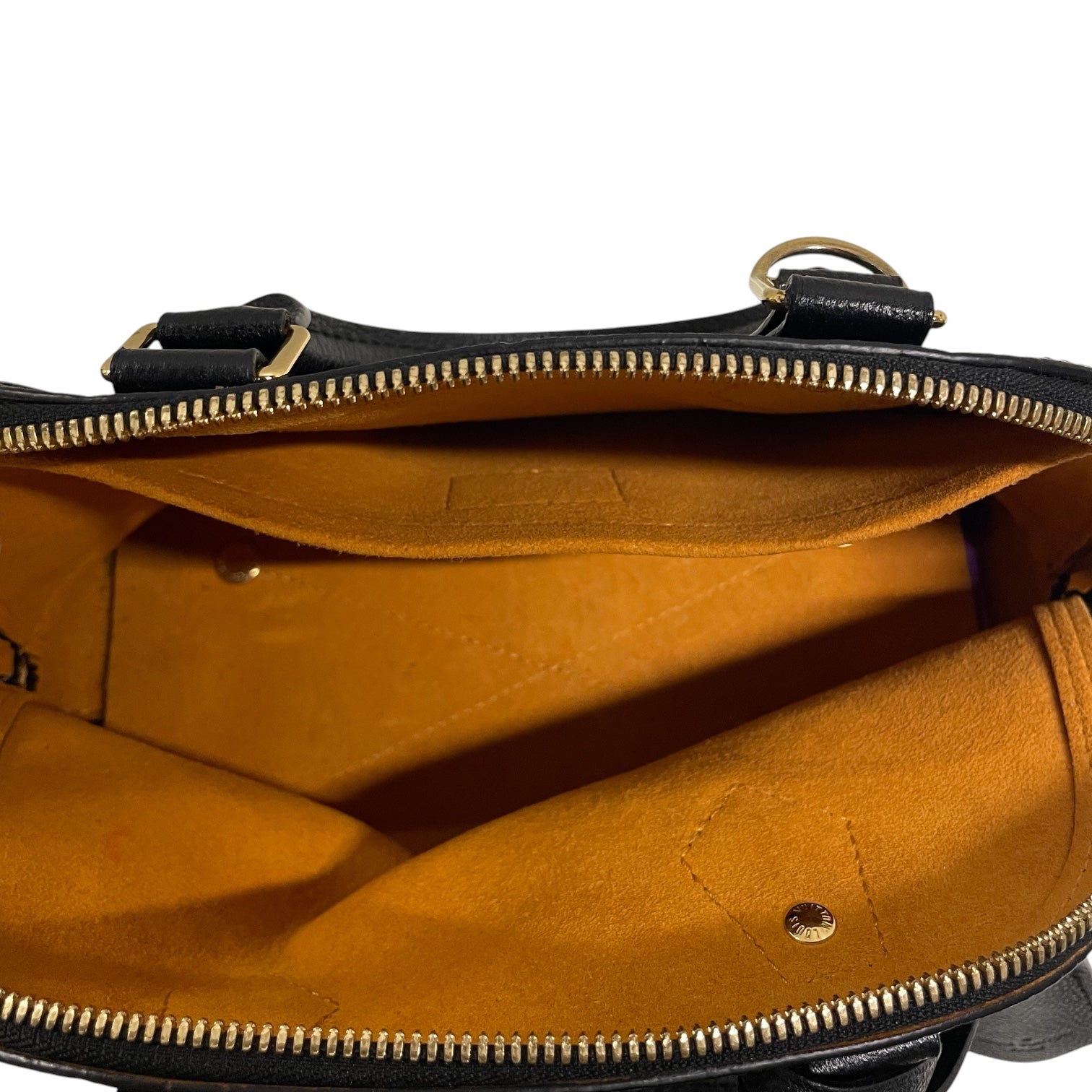 LOUIS VUITTON/Bag/Leather/BLK/gold hardware neo alma bb view 4