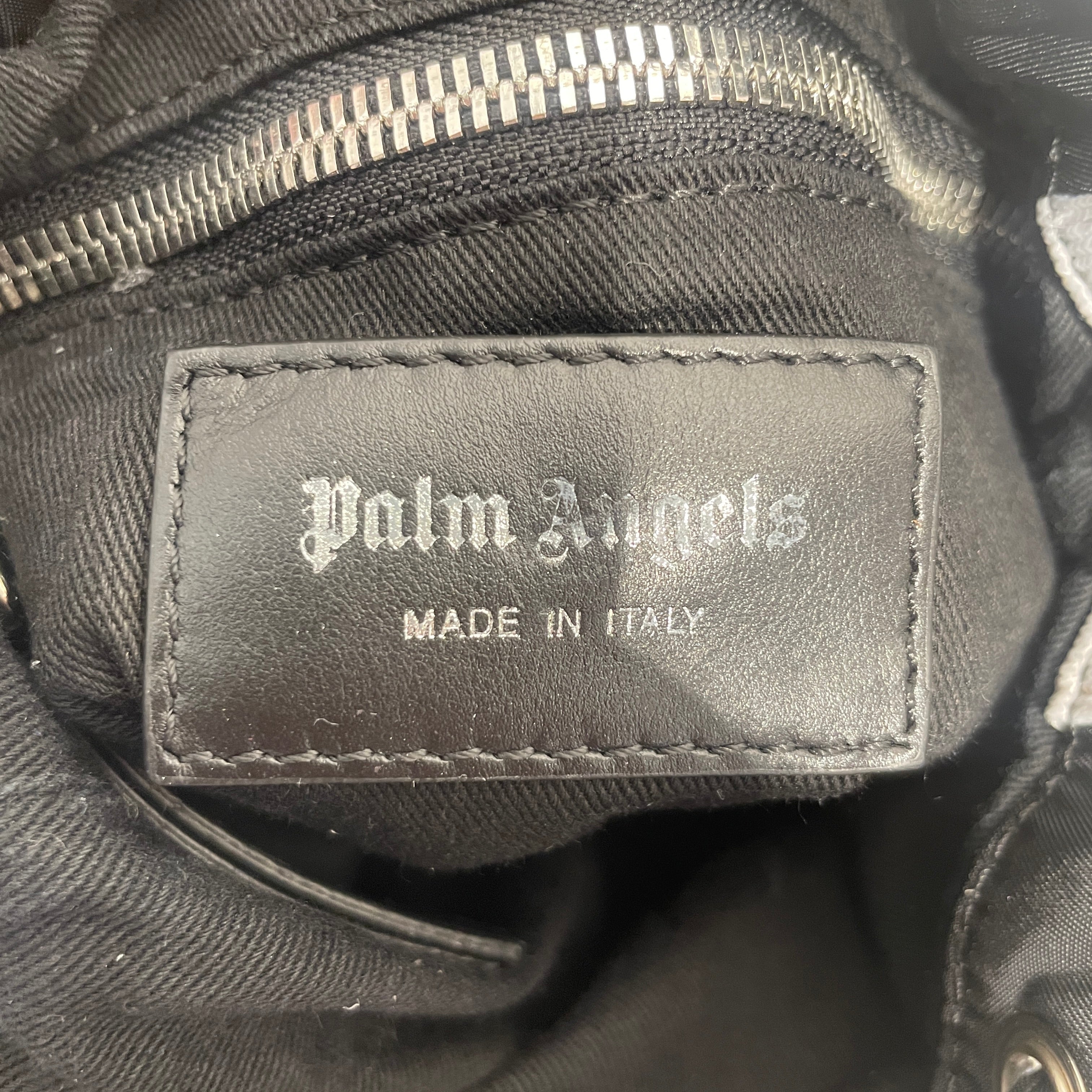 Palm Angels/Cross Body Bag/Cotton/BLK/VENICE TRACK view 5