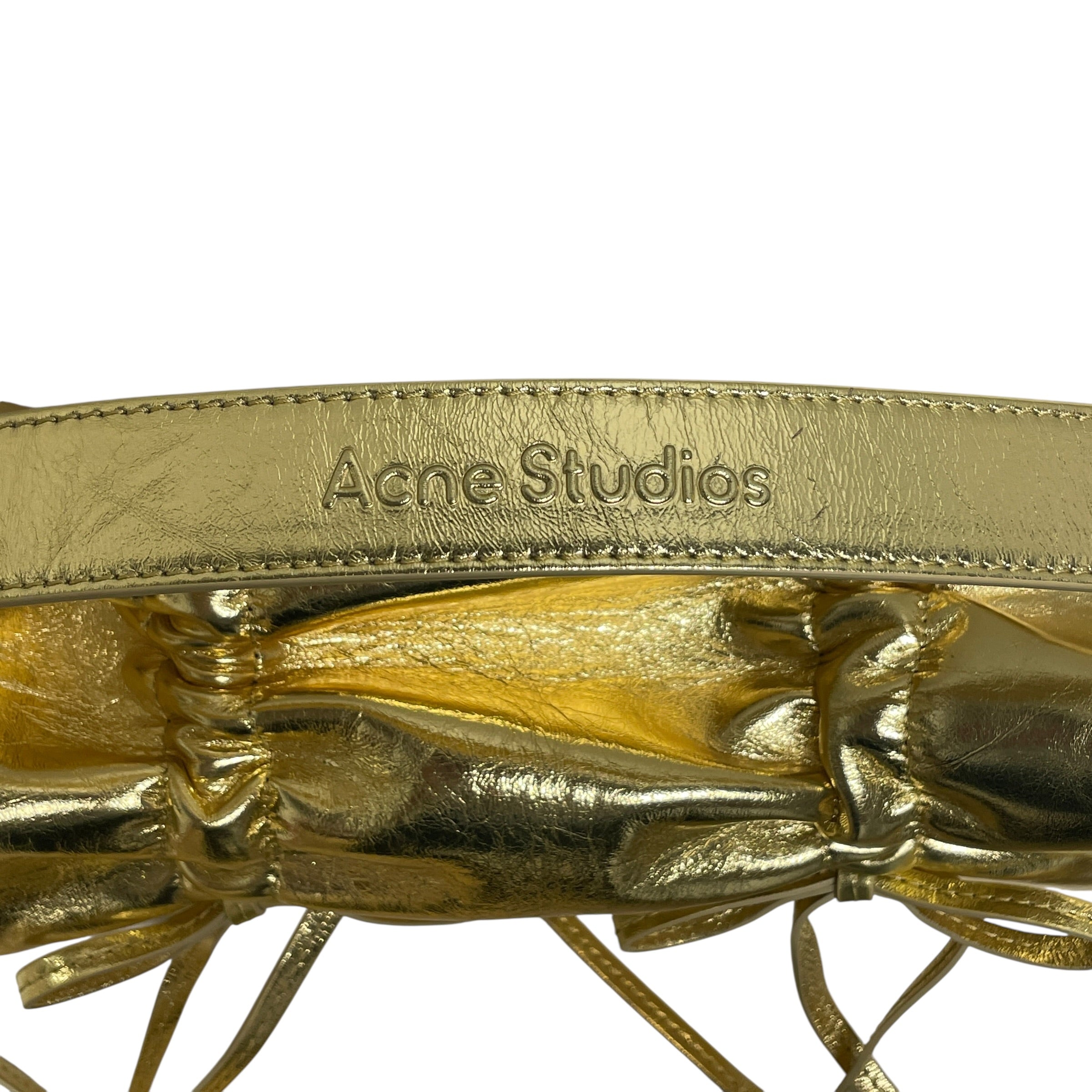 Acne Studios/Hand Bag/Leather/GLD/2 POCKET, SIDE PCKTS view 5