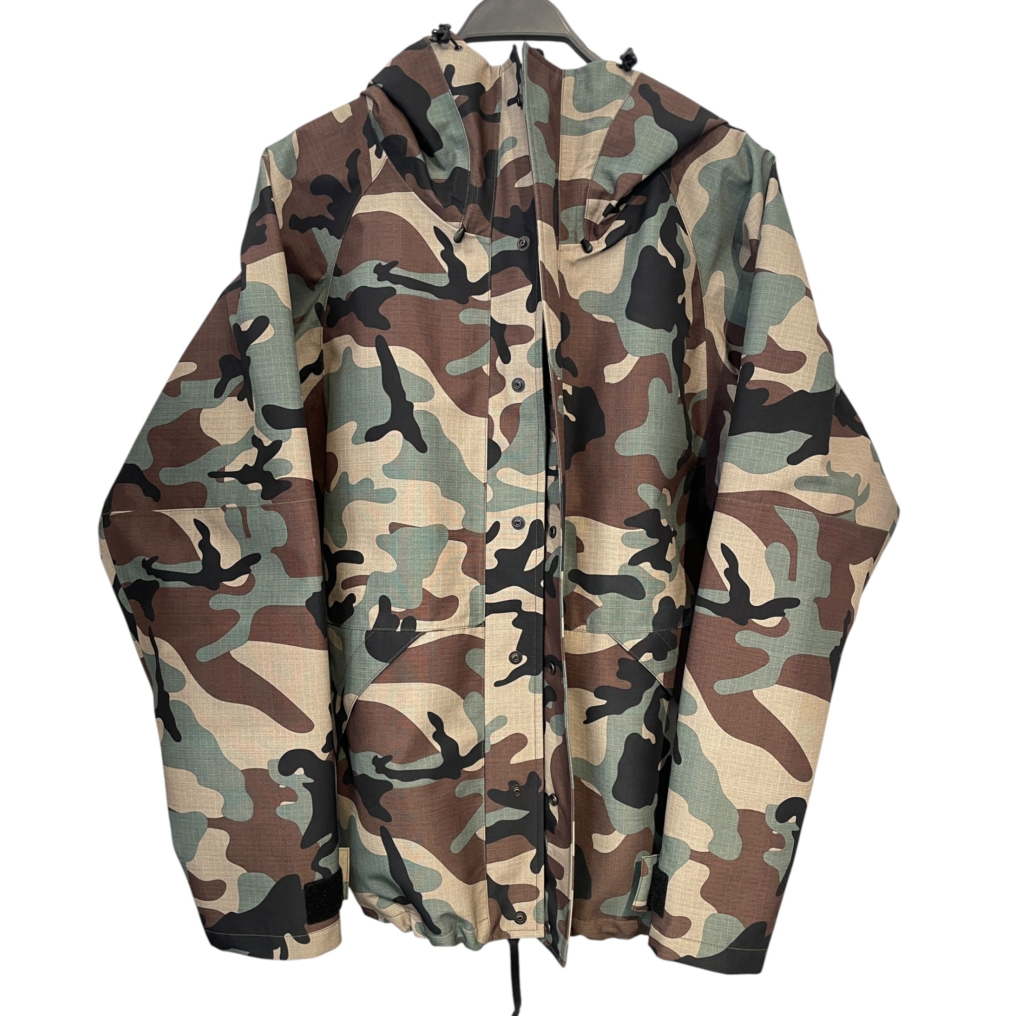 STUSSY/Jacket/M/Nylon/GRN/Camouflage/GoreTex Button Zip view 1
