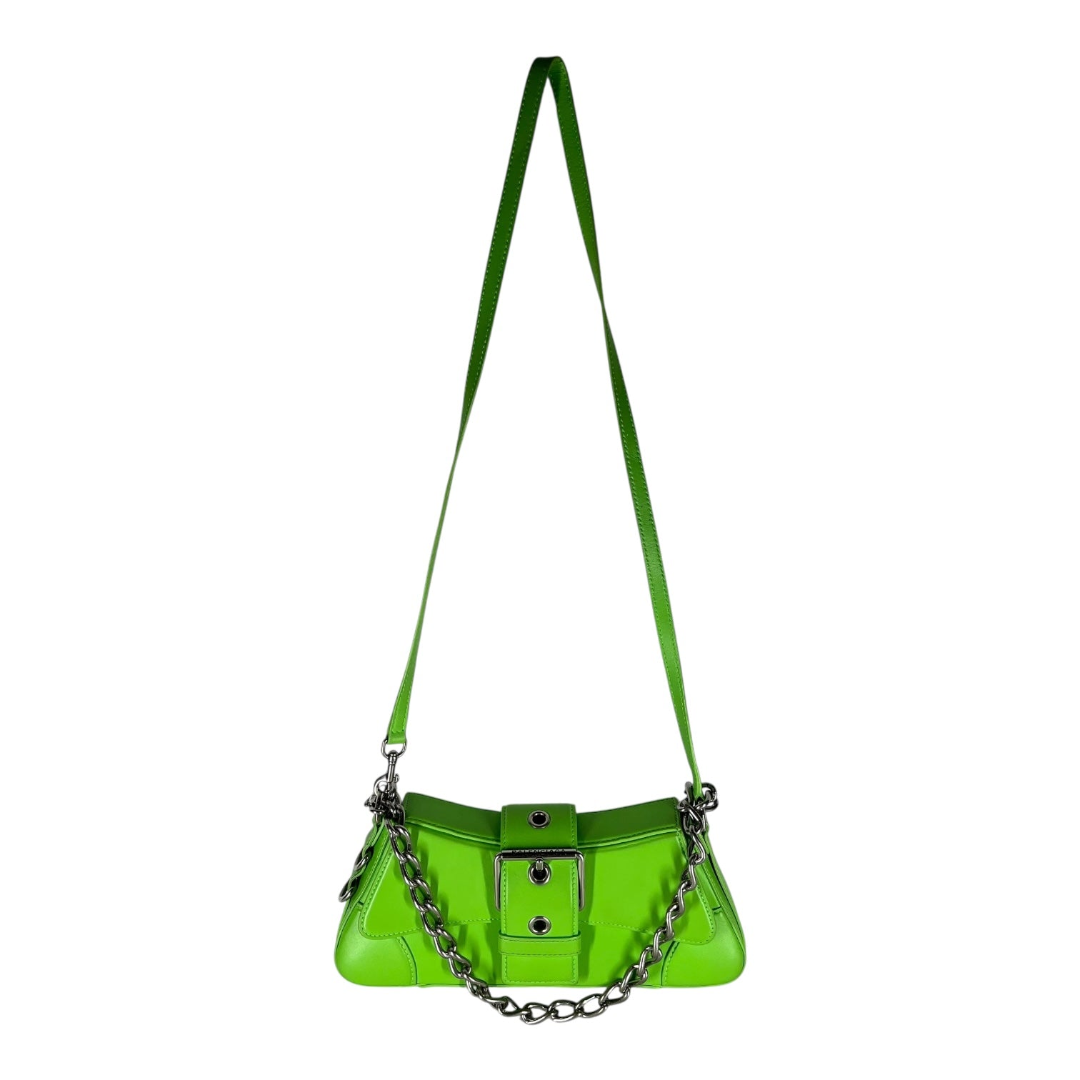 BALENCIAGA/Cross Body Bag/Leather/GRN/lindsay view 1