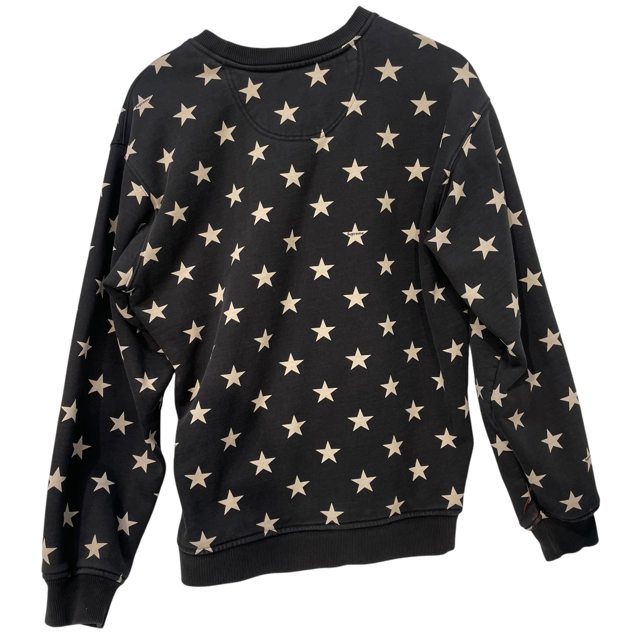Supreme/Champion/Sweatshirt/L/All Over Print/Cotton/BLK/stars crewneck view 2