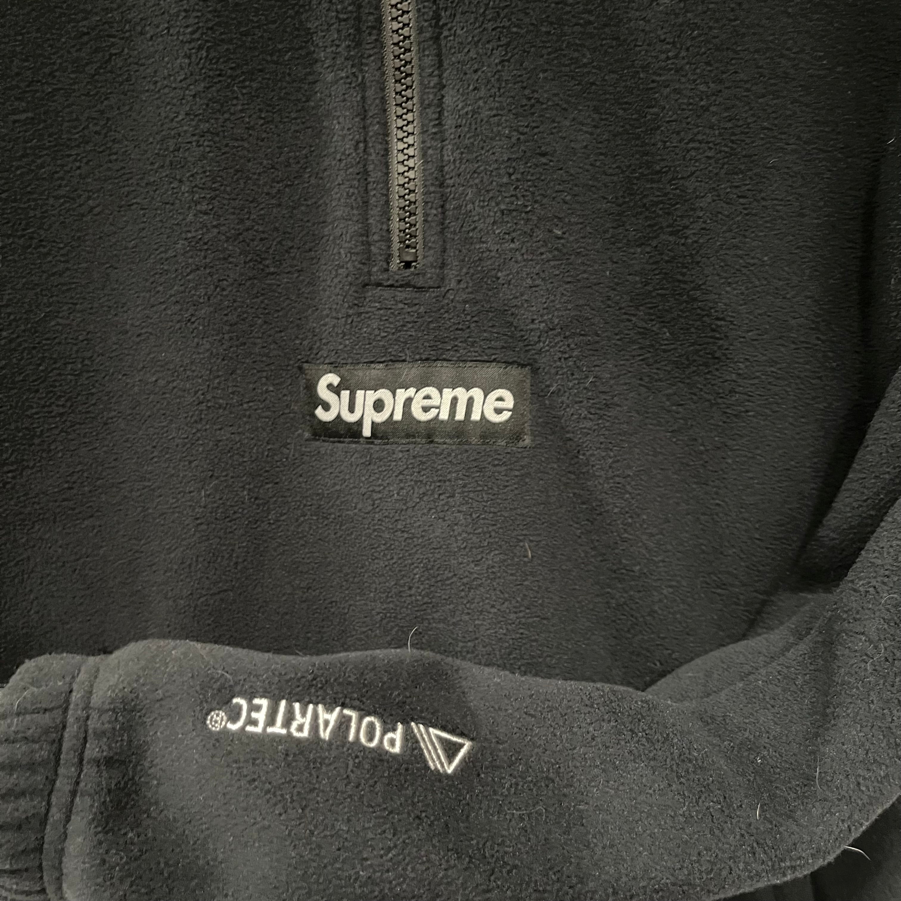 Supreme/Hoodie/S/Cotton/BLK/polartec view 7